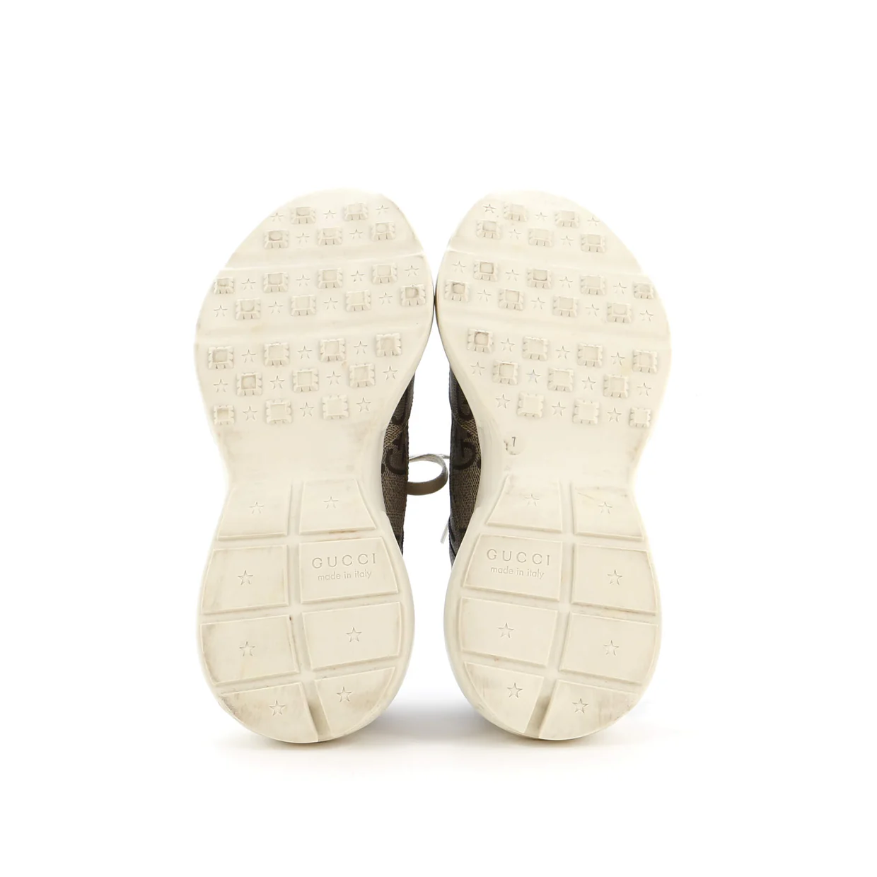 Rhyton Sneakers Jumbo GG Coated Canvas - Deep Luxury