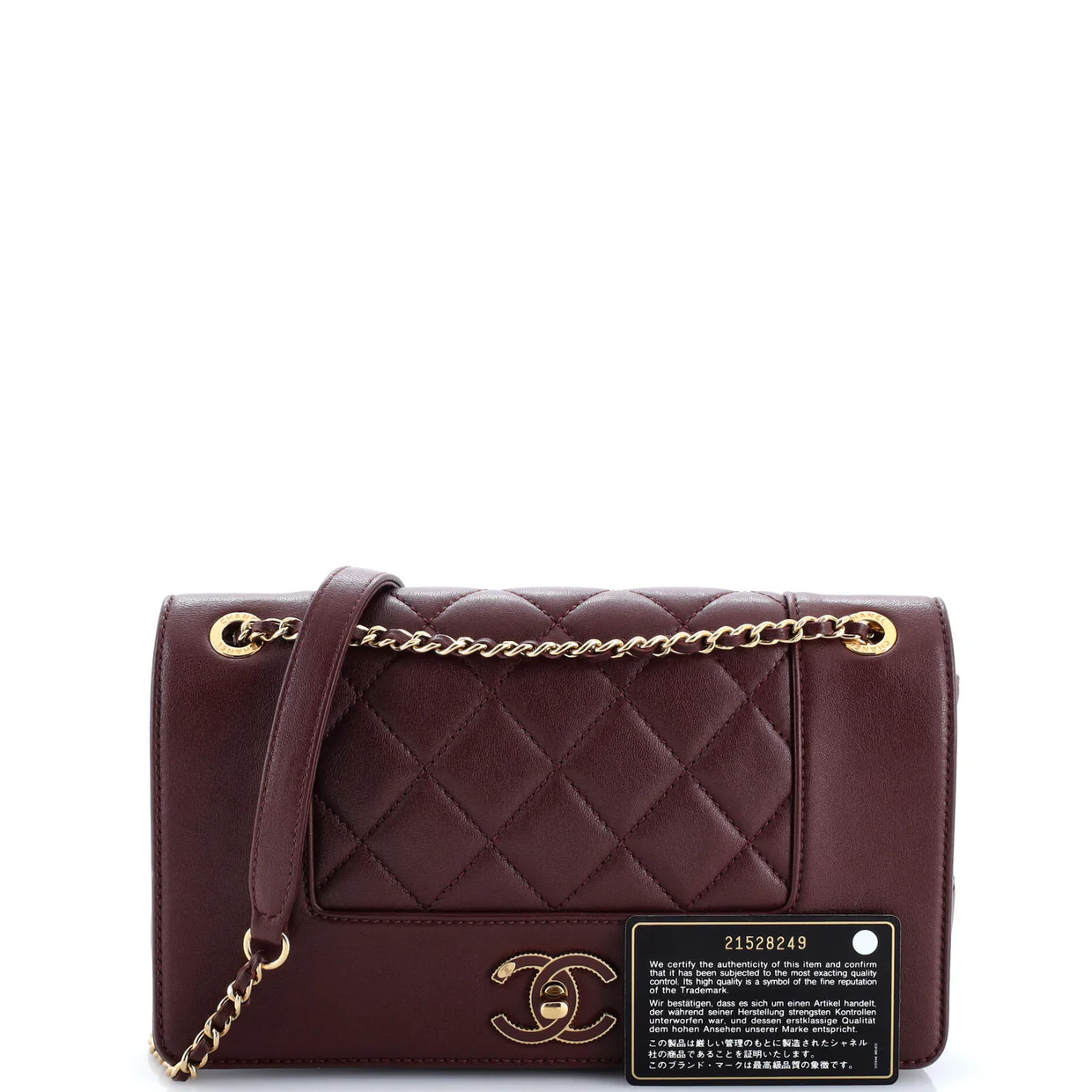 Mademoiselle Vintage Flap Bag Quilted Sheepskin Medium - Deep Luxury