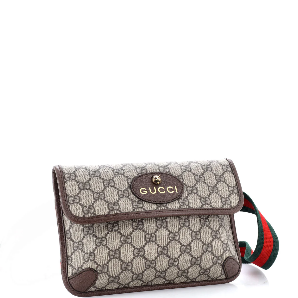 Neo Vintage Flap Belt Bag GG Coated Canvas - Deep Luxury