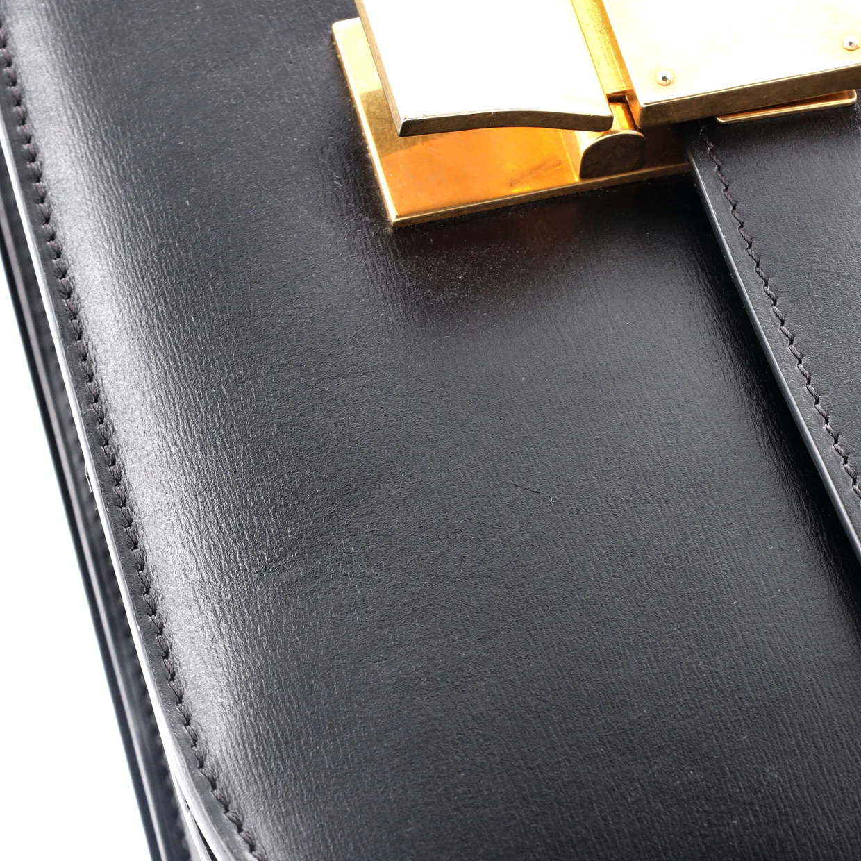 Classic Box Bag Smooth Leather Medium - Deep Luxury