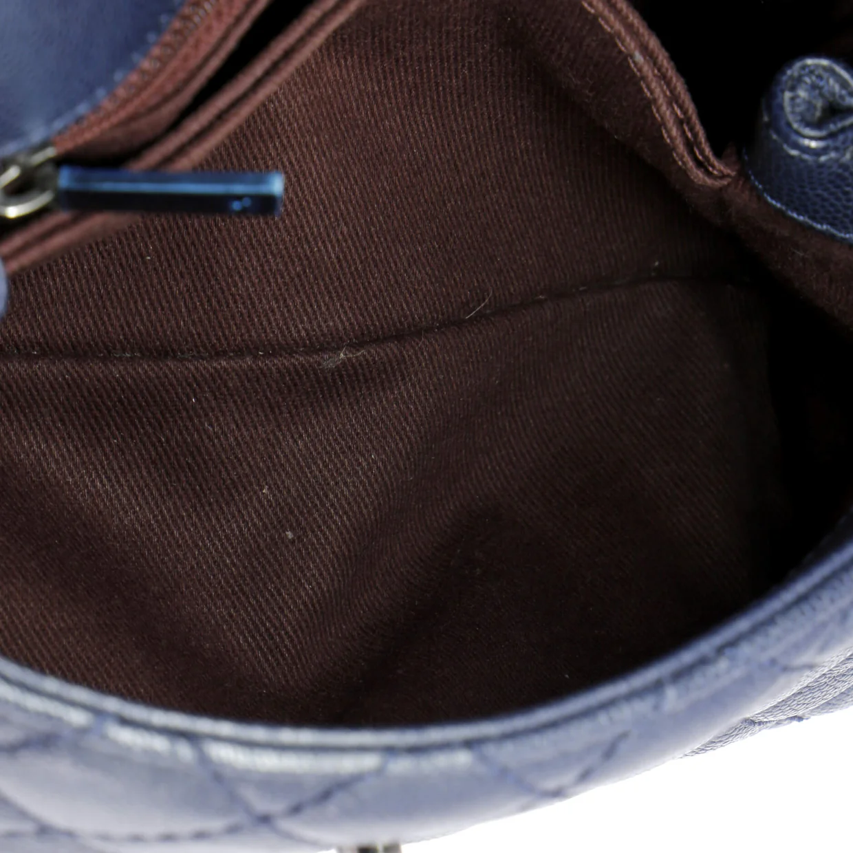 Coco Top Handle Bag Quilted Caviar Mini - Deep Luxury