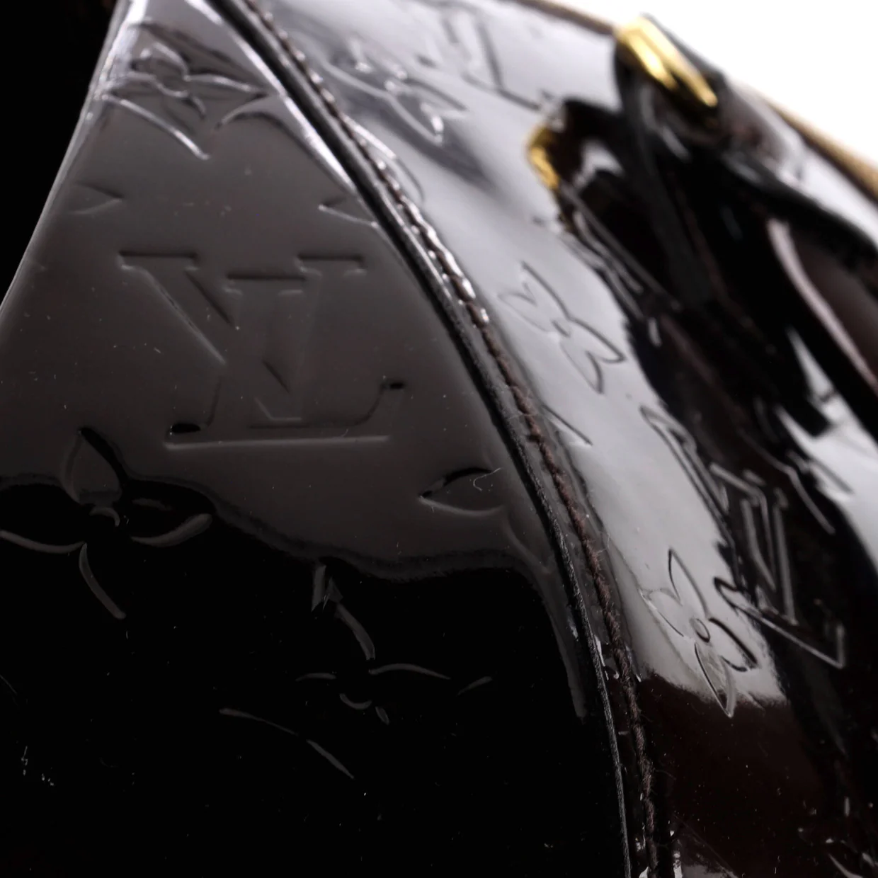 Sherwood Handbag Monogram Vernis GM - Deep Luxury