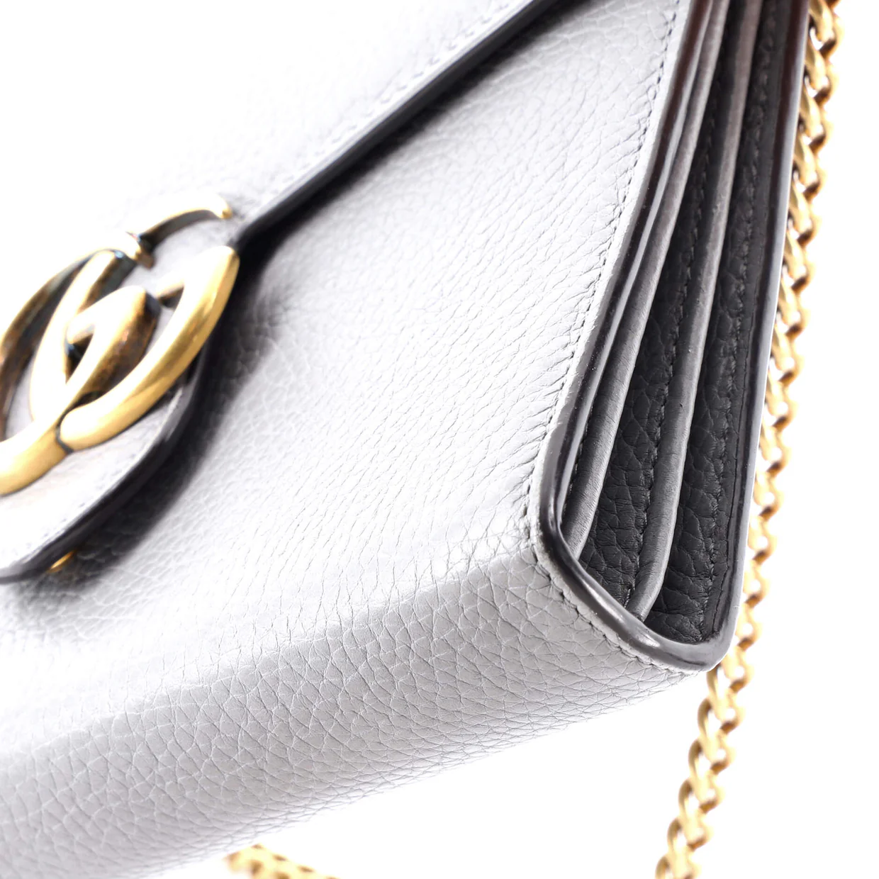GG Marmont Chain Wallet Leather Mini - Deep Luxury