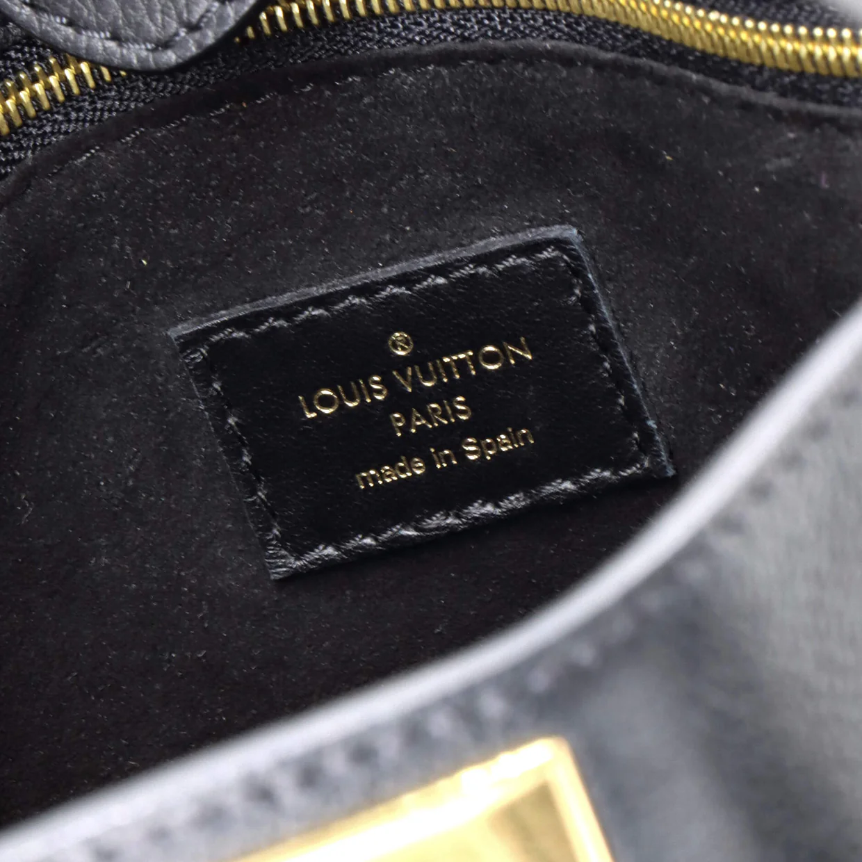 On My Side Tote Leather with Monogram Canvas PM - Deep Luxury