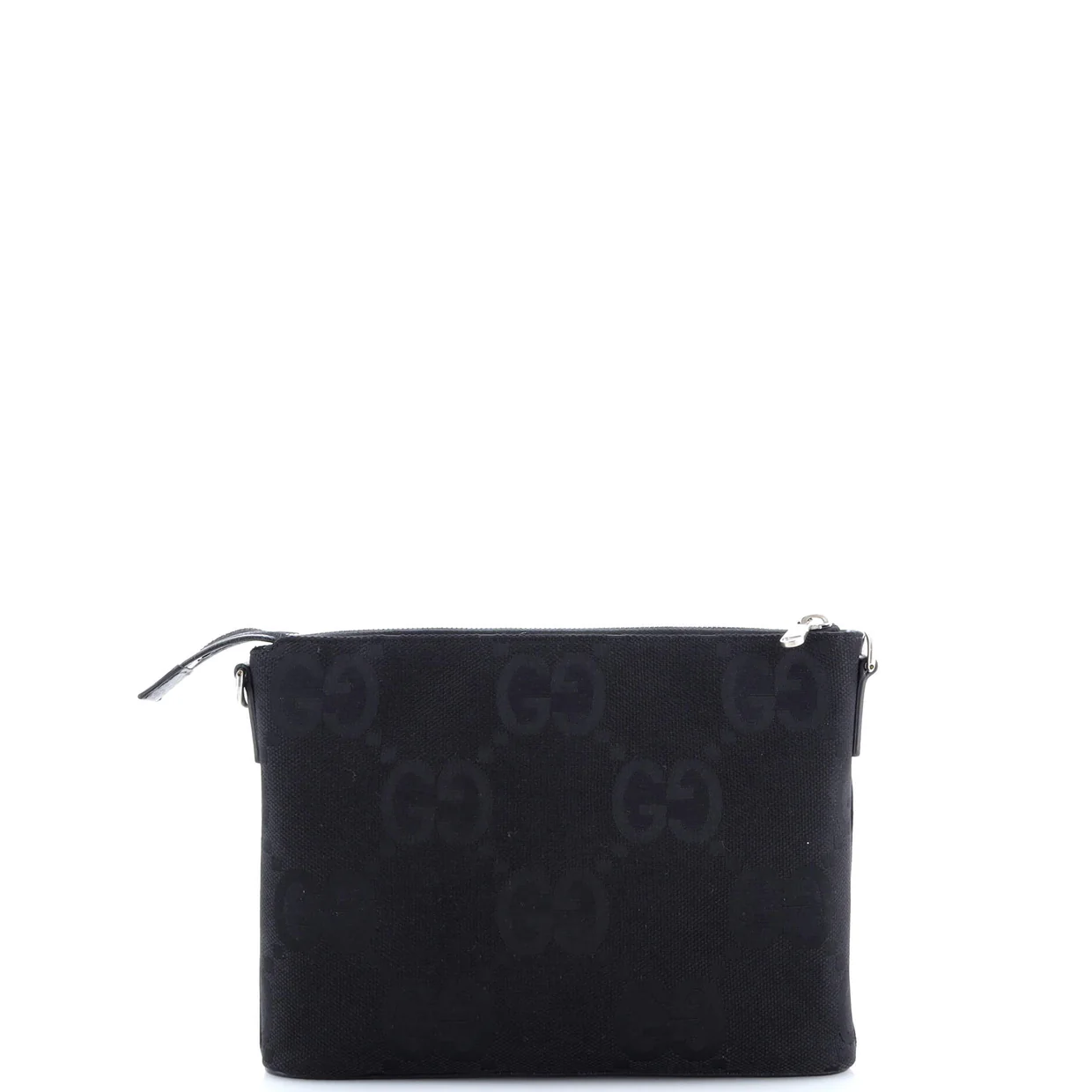 Zip Messenger Bag Jumbo GG Canvas - Deep Luxury
