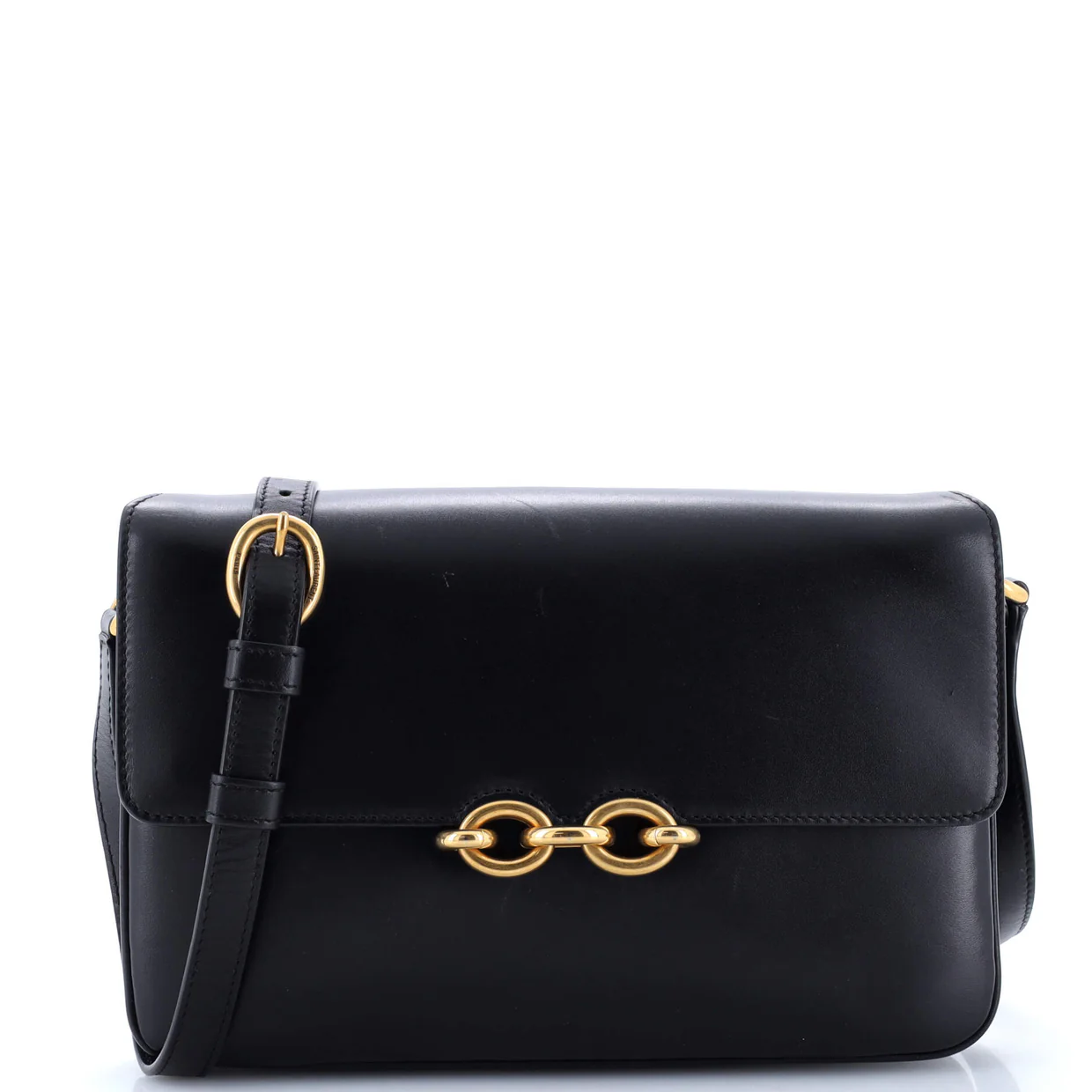 Le Maillon Shoulder Bag Leather Medium - Deep Luxury