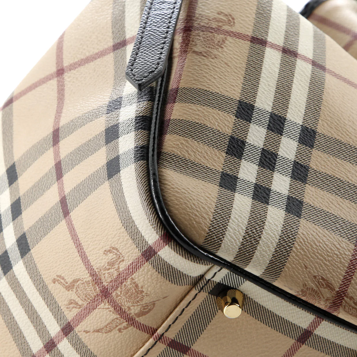 Canterbury Tote Haymarket Coated Canvas Small - Deep Luxury