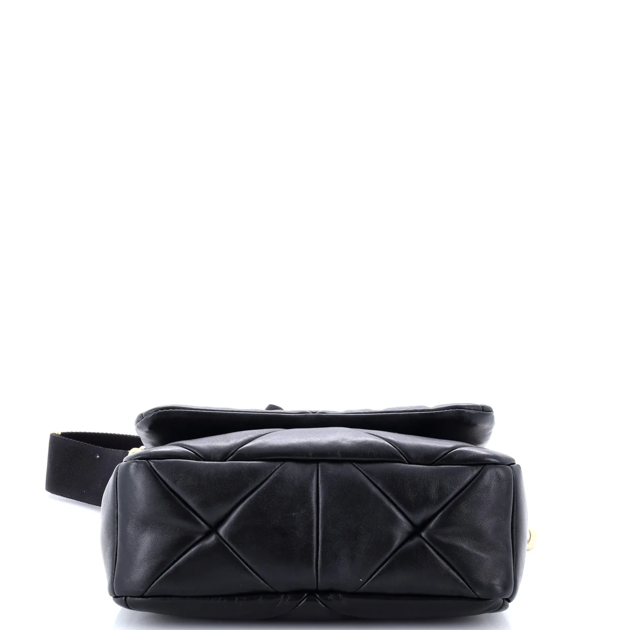 System Flap Shoulder Bag Quilted Nappa Leather Small - Deep Luxury