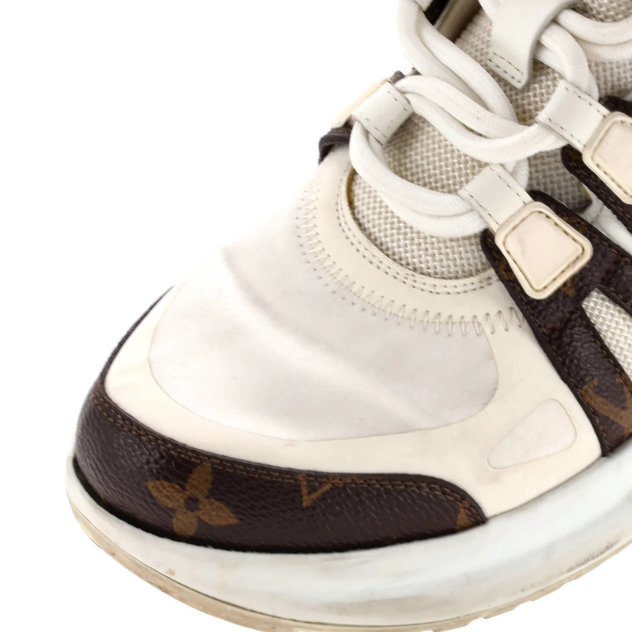 Women's LV Archlight Sneakers Mesh and Monogram Coated Canvas - Deep Luxury
