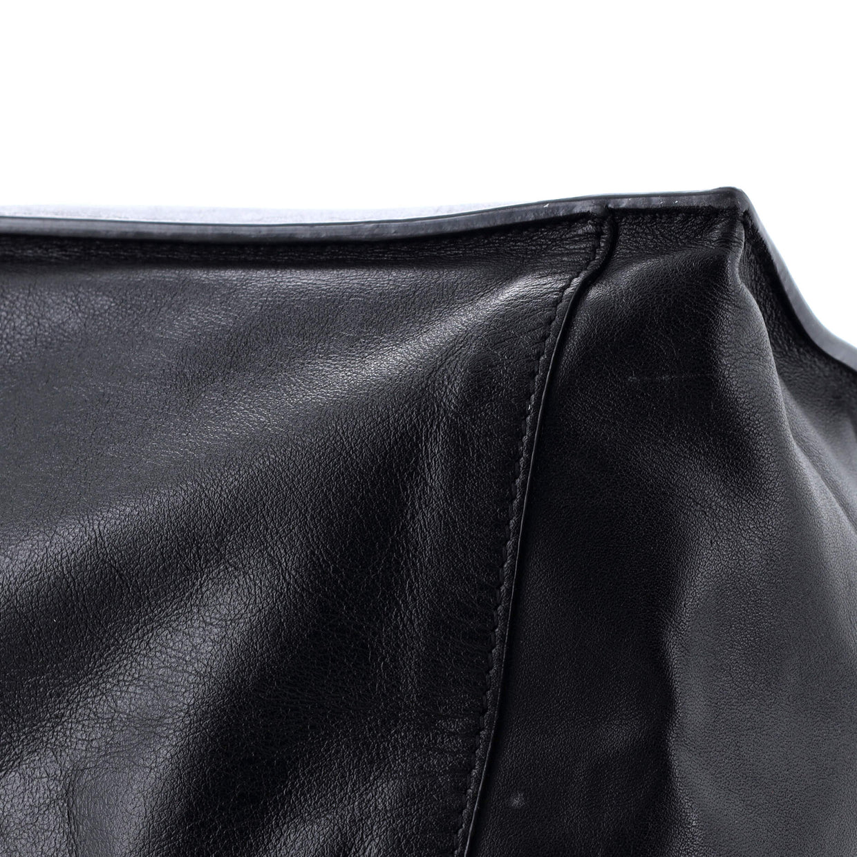 Rive Gauche Shopper Tote Leather Tall - Deep Luxury