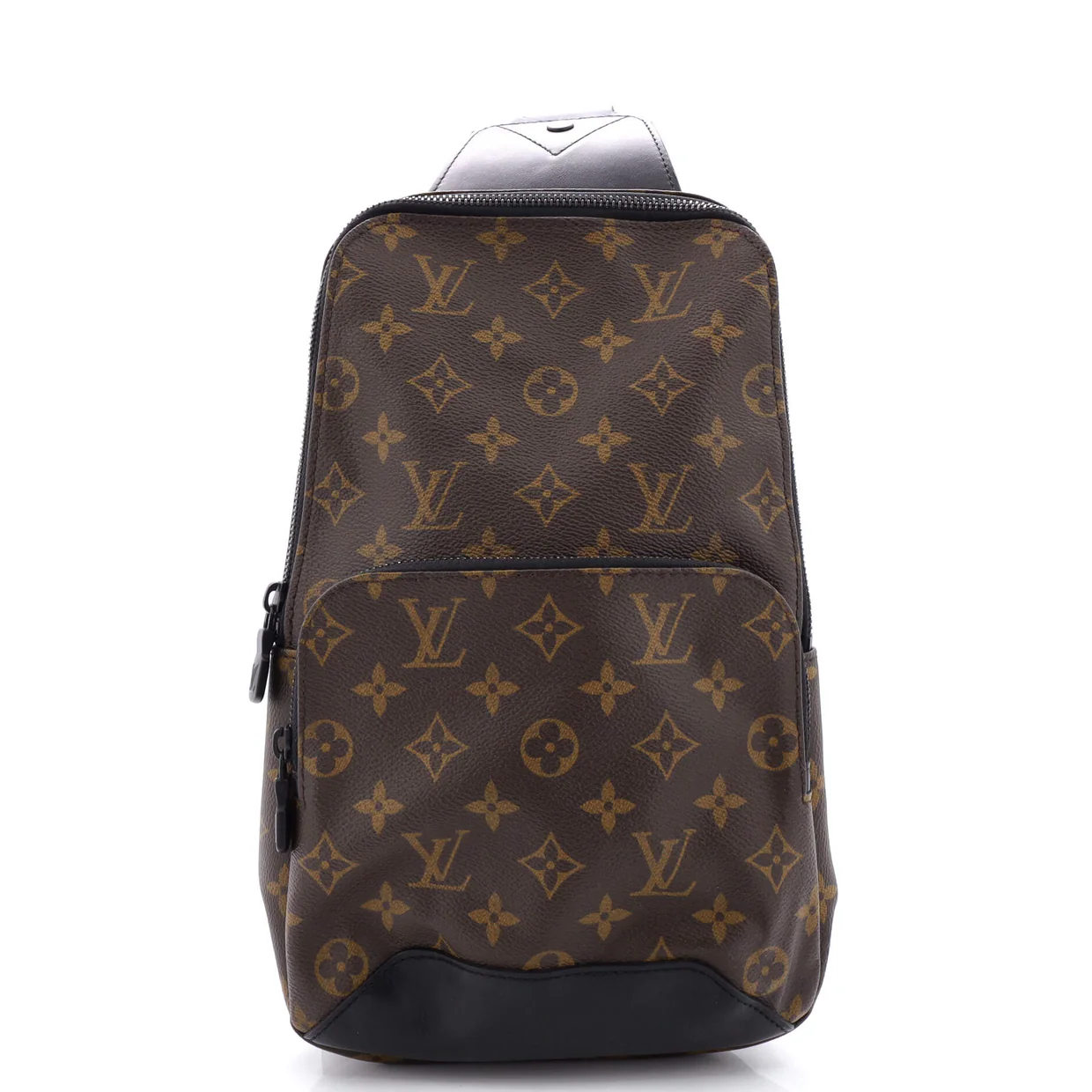 Avenue Sling Bag Macassar Monogram Canvas - Deep Luxury