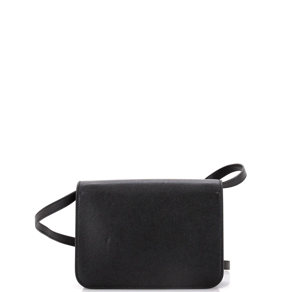 TB Flap Bag Leather Small - Deep Luxury