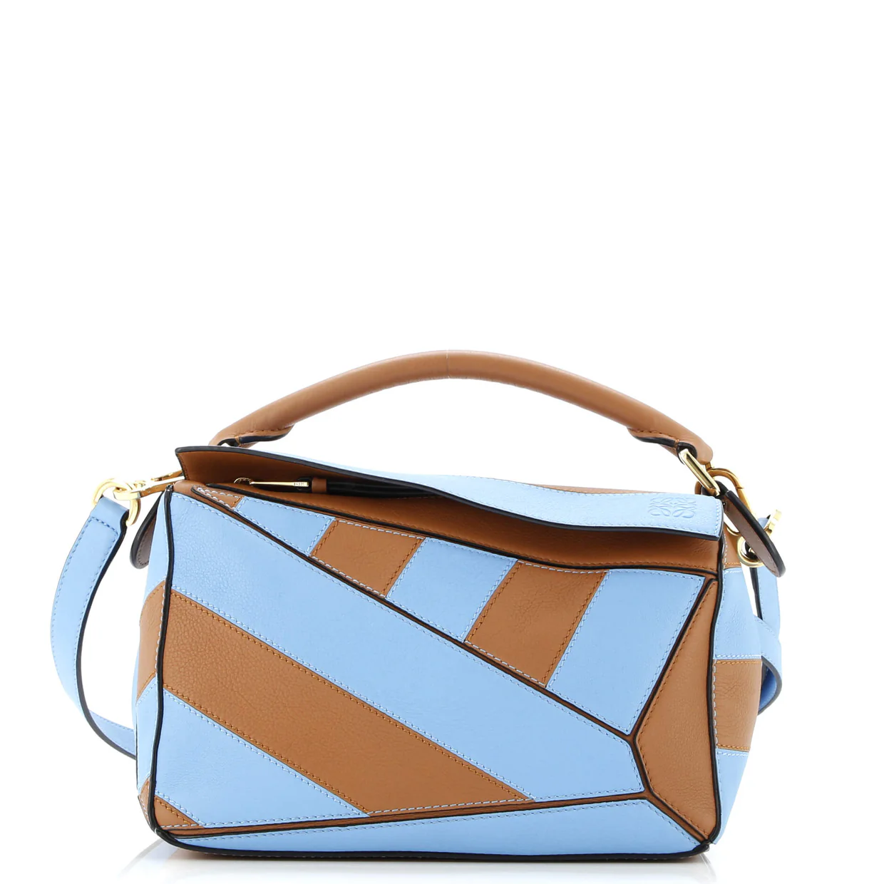 Puzzle Bag Patchwork Leather Small - Deep Luxury