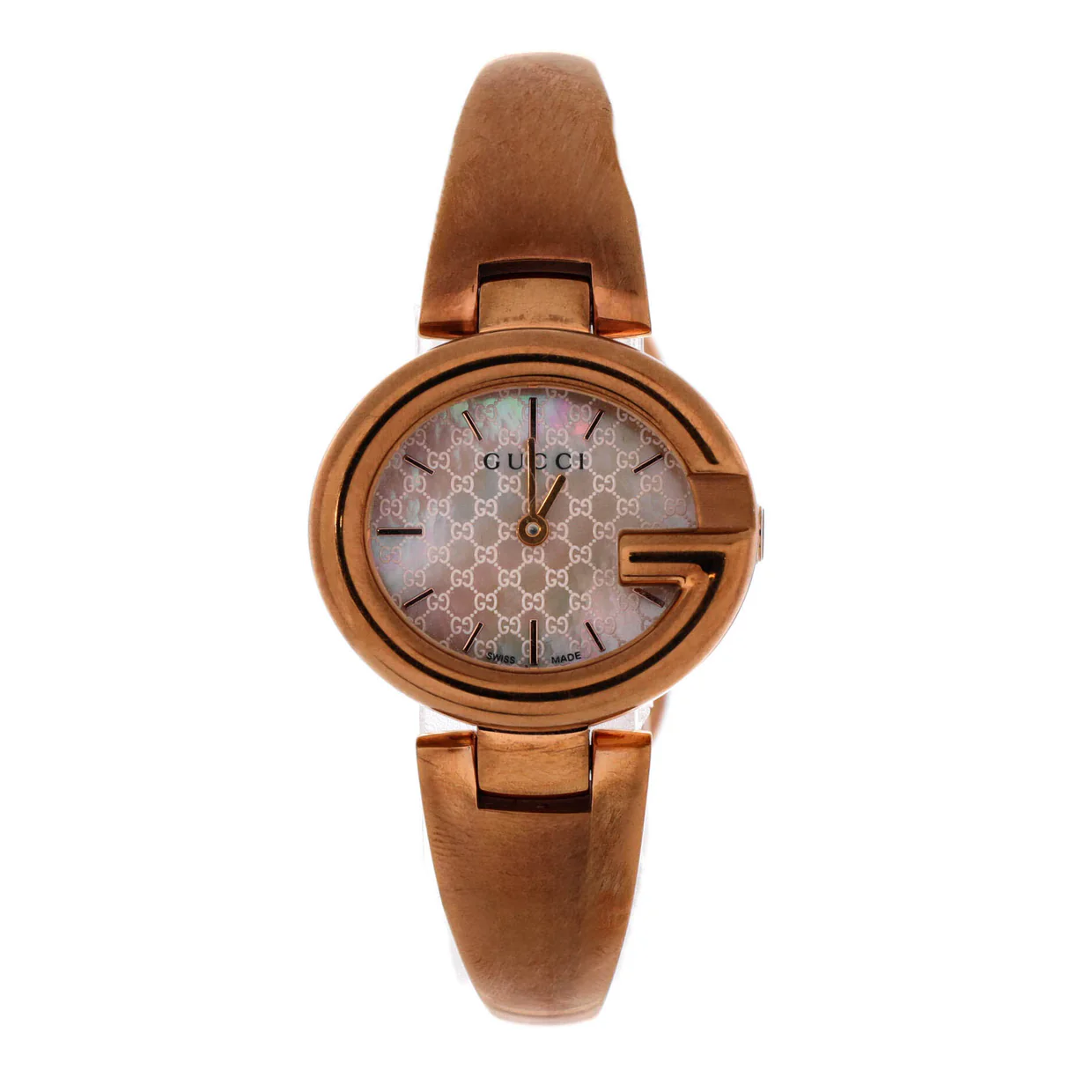 Guccissima Quartz Watch Stainless Steel with Mother of Pearl 24 - Deep Luxury