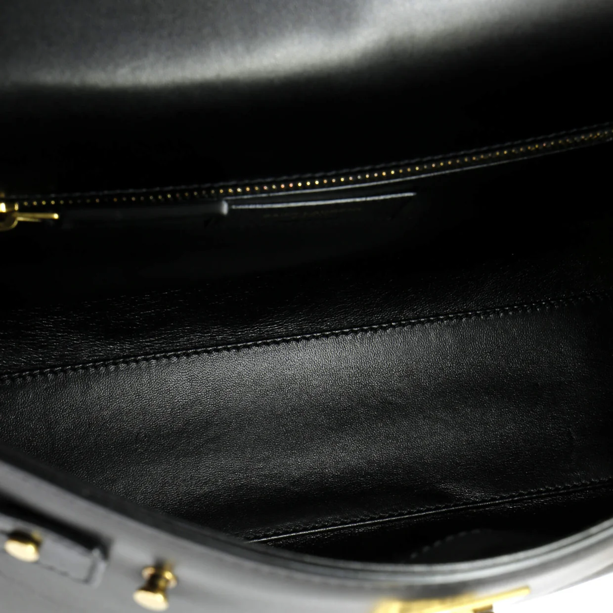 Le Fermoir Top Handle Bag Leather Small - Deep Luxury