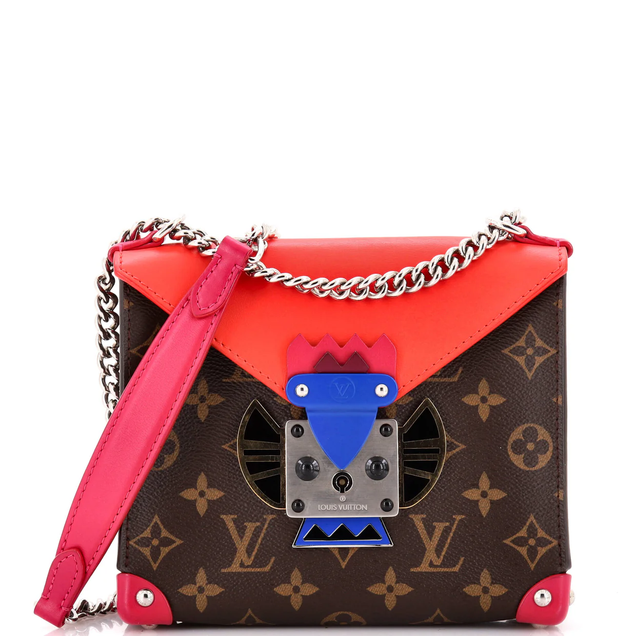 Tribal Mask Pochette Monogram Canvas GM - Deep Luxury