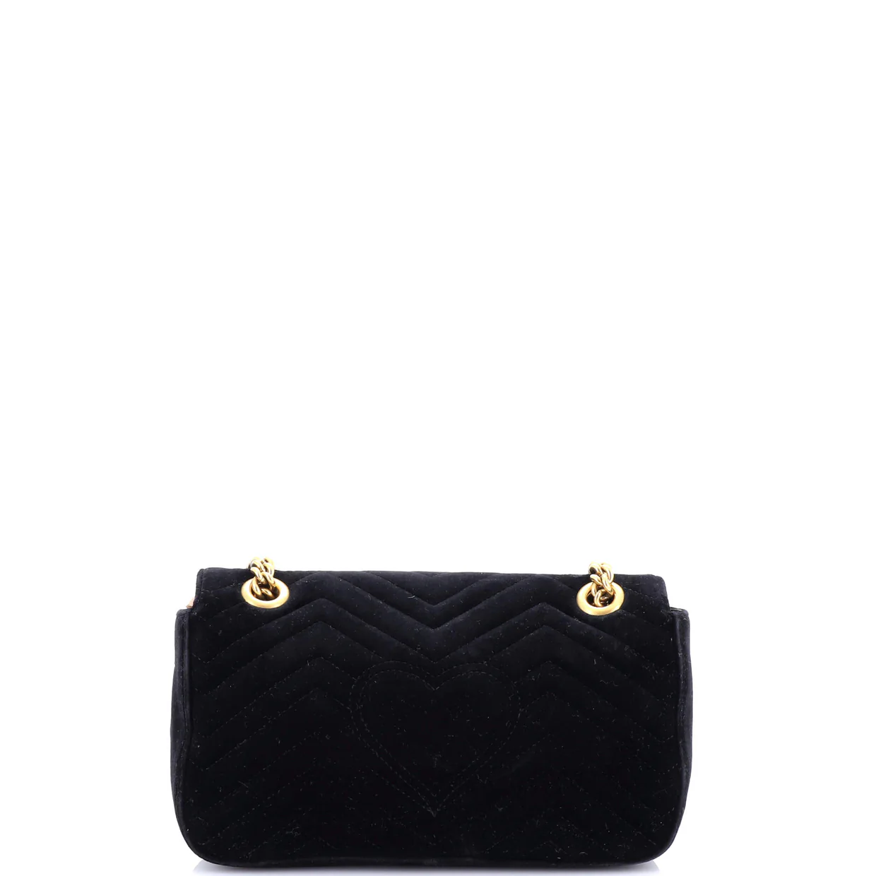 GG Marmont Flap Bag Crystal Embellished Matelasse Velvet Medium - Deep Luxury