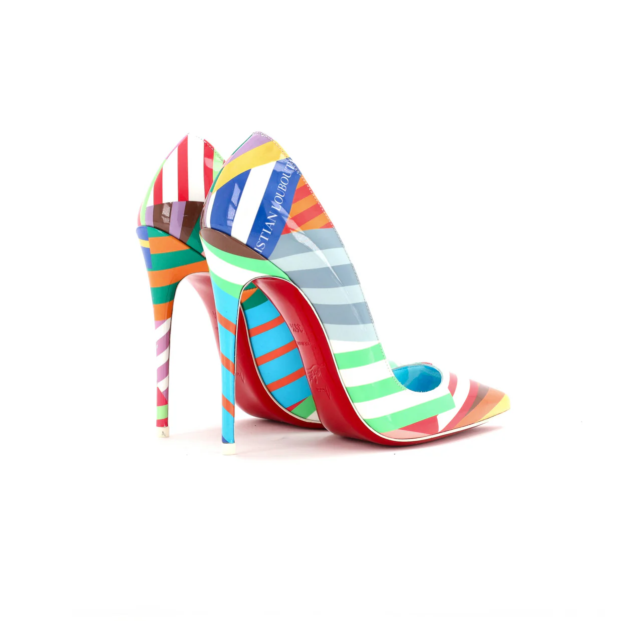 Women's So Kate Pumps Printed Patent 120 - Deep Luxury