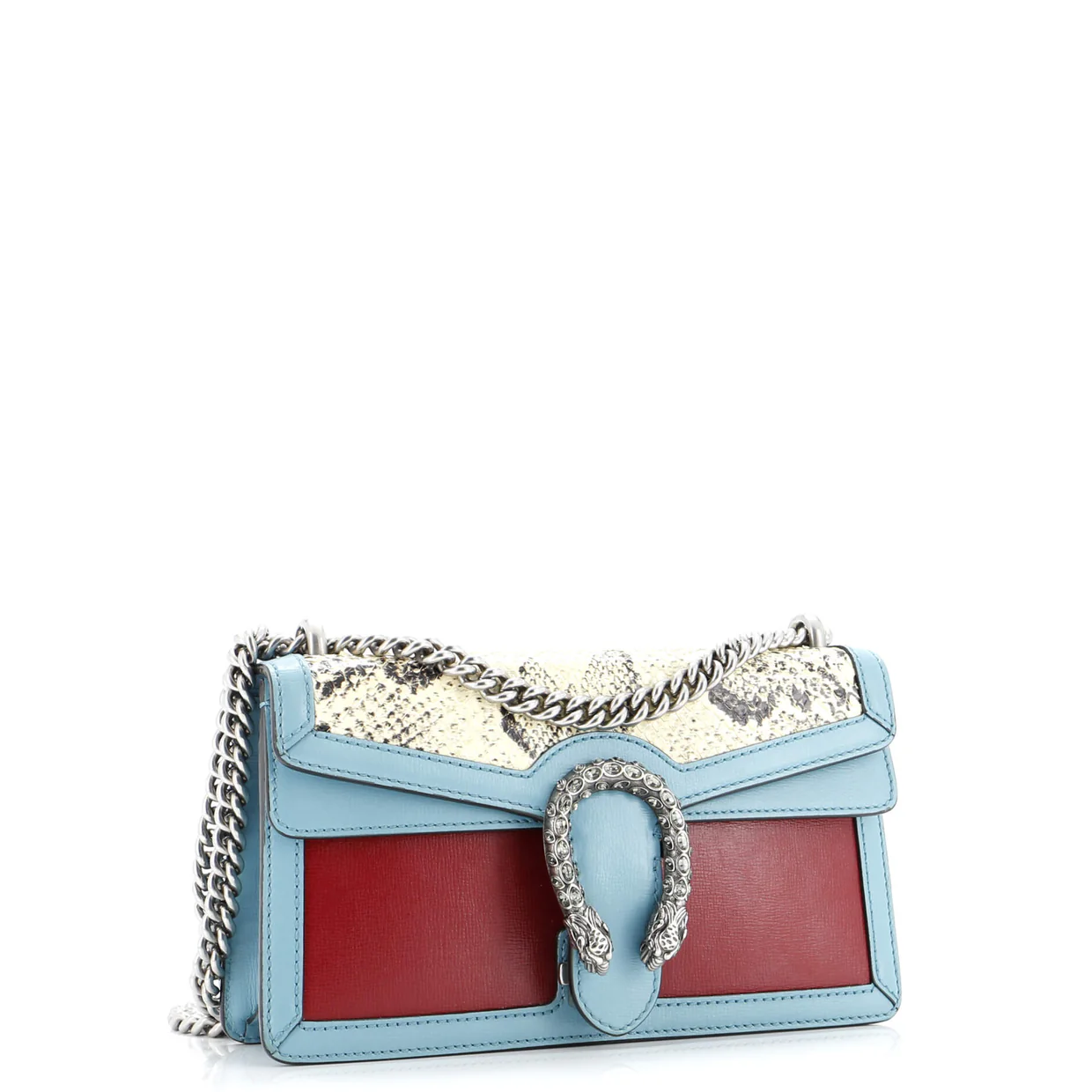 Dionysus Bag Leather with Python Small - Deep Luxury