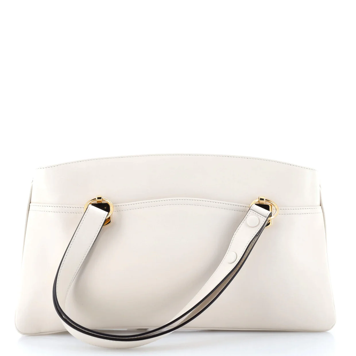 Arli Top Handle Bag Leather Large - Deep Luxury