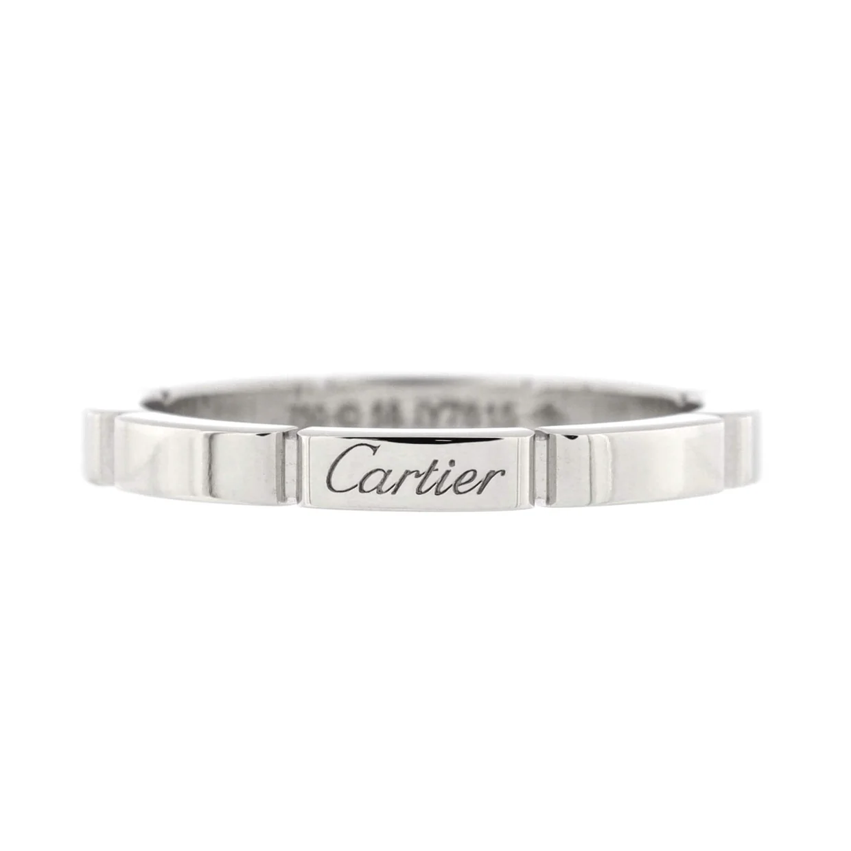 Maillon Panthere Band Ring 18K White Gold - Deep Luxury