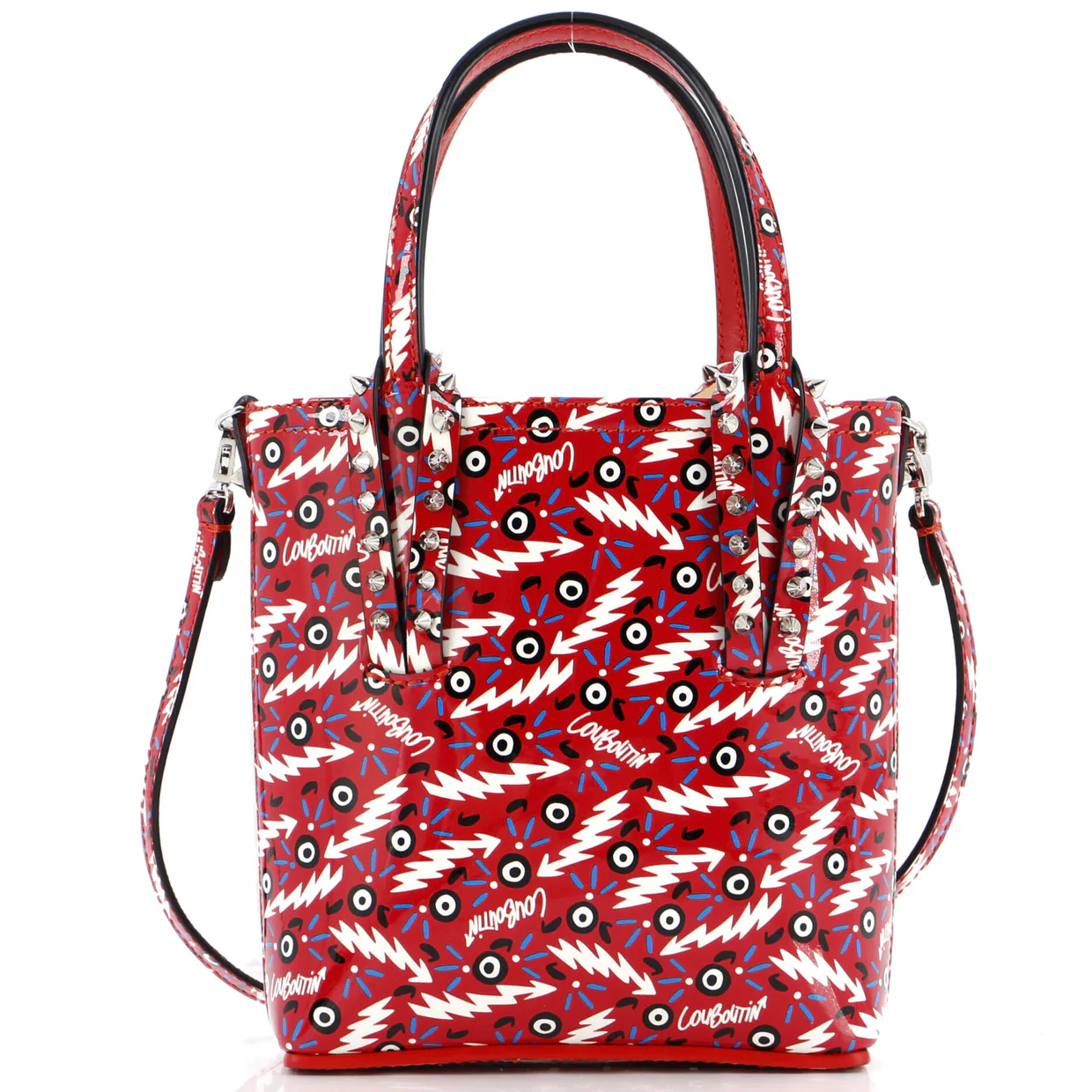 Cabata Tote Printed Patent Mini - Deep Luxury