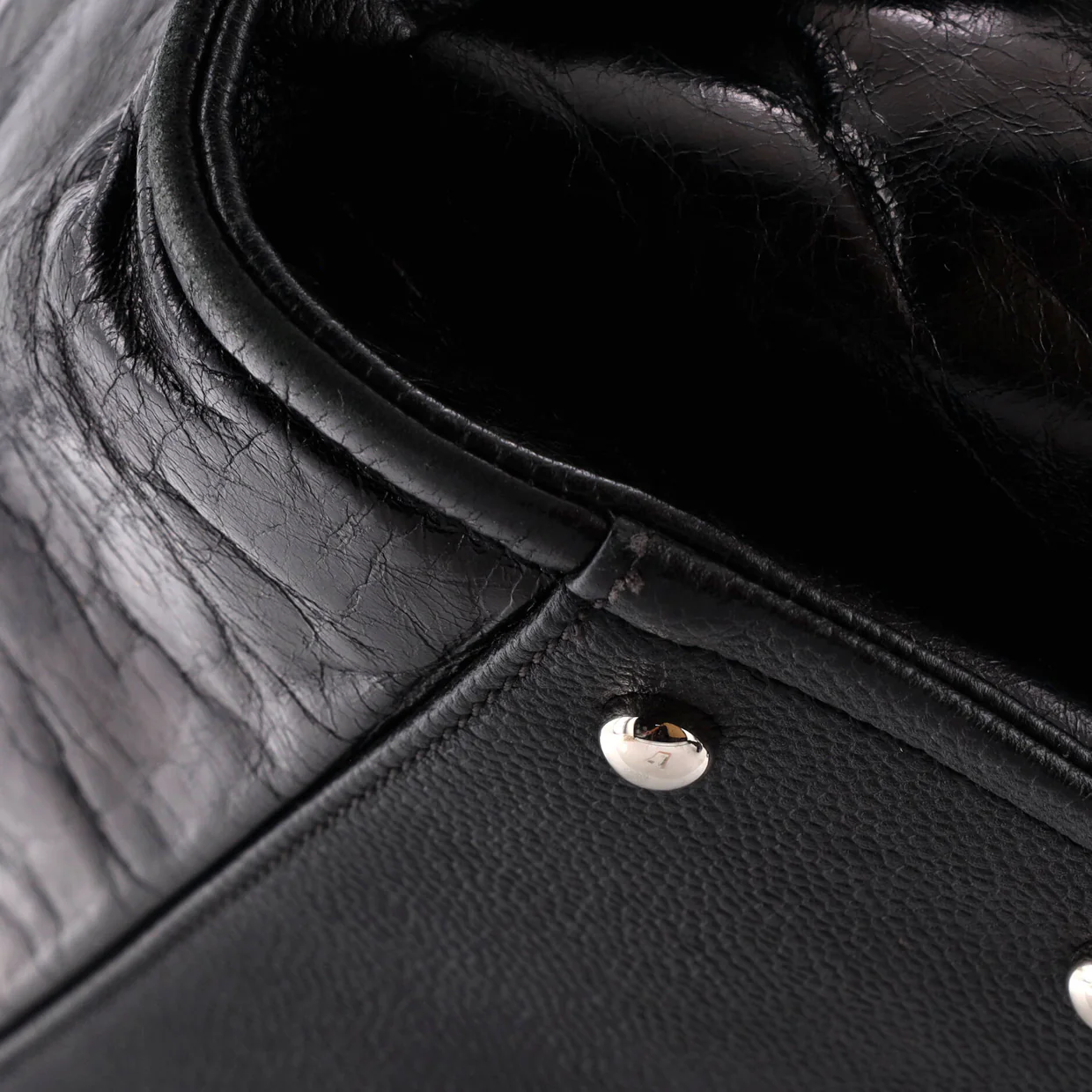 Deauville Tote Glazed Calfskin Small - Deep Luxury