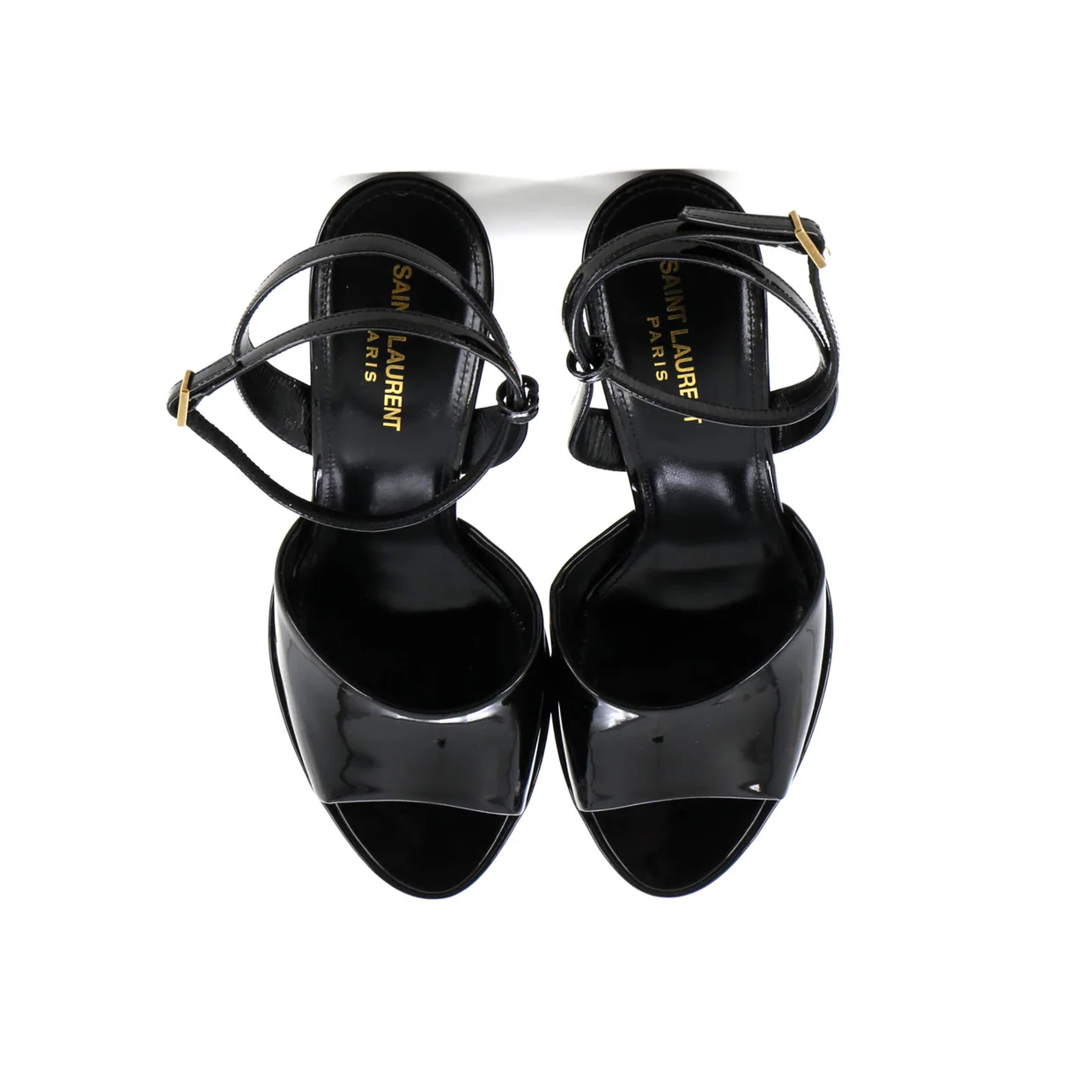 Women's Jodie Platform Heeled Sandals Patent - Deep Luxury