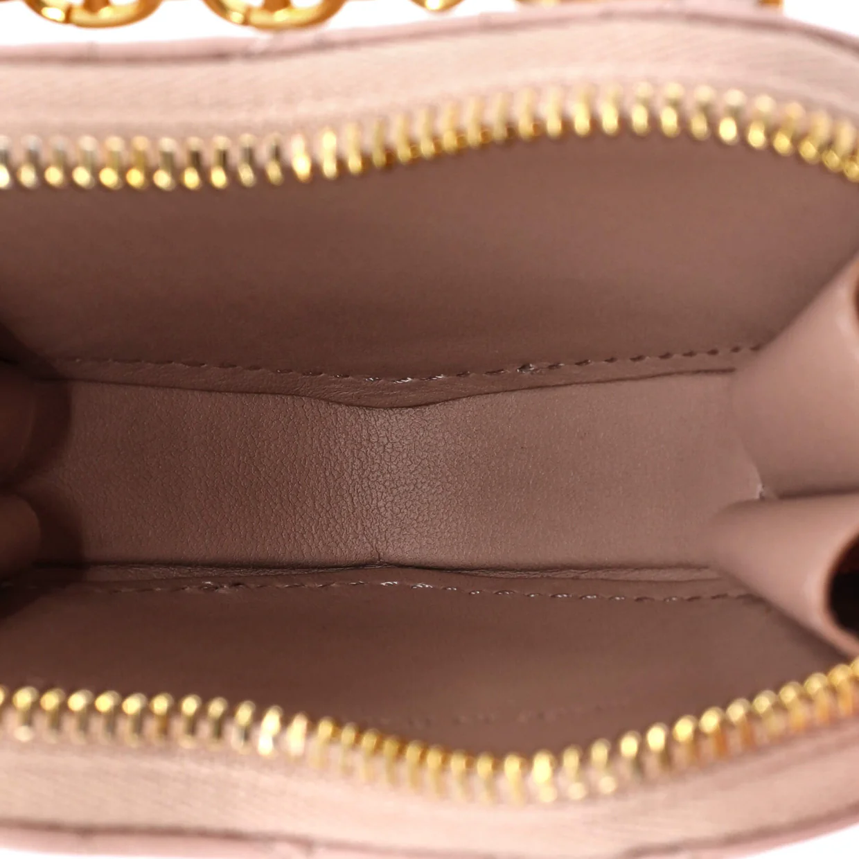 DiorAmour Caro Heart Pouch with Chain Cannage Quilt Calfskin - Deep Luxury