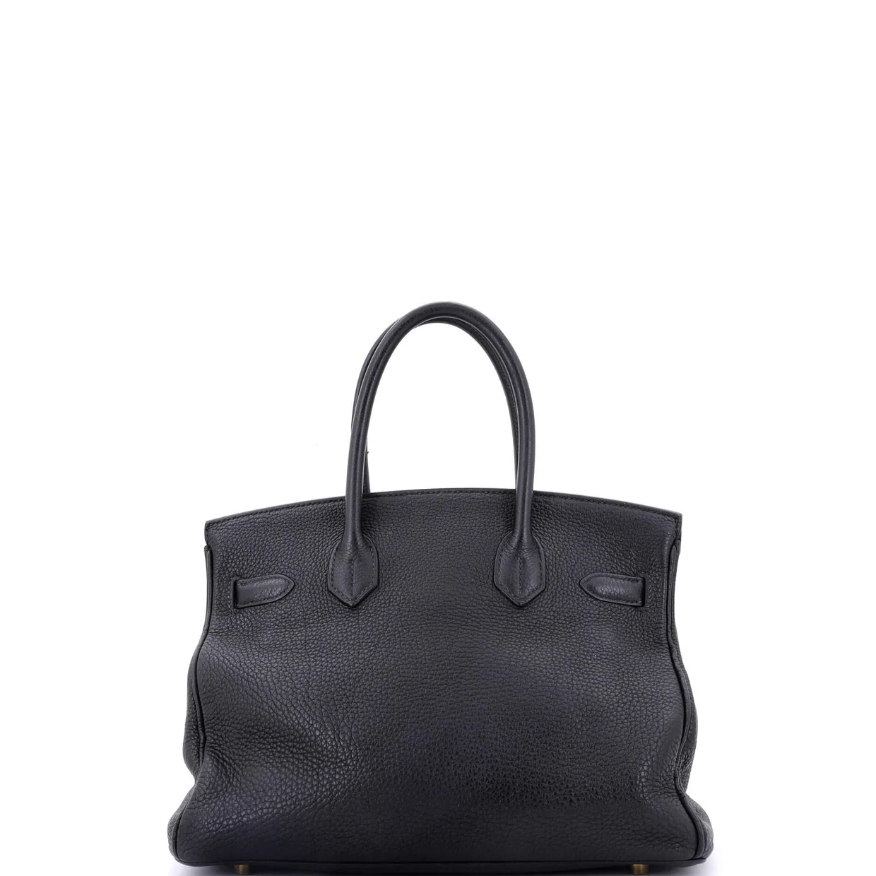 Birkin Handbag Noir Togo with Gold Hardware 30 - Deep Luxury