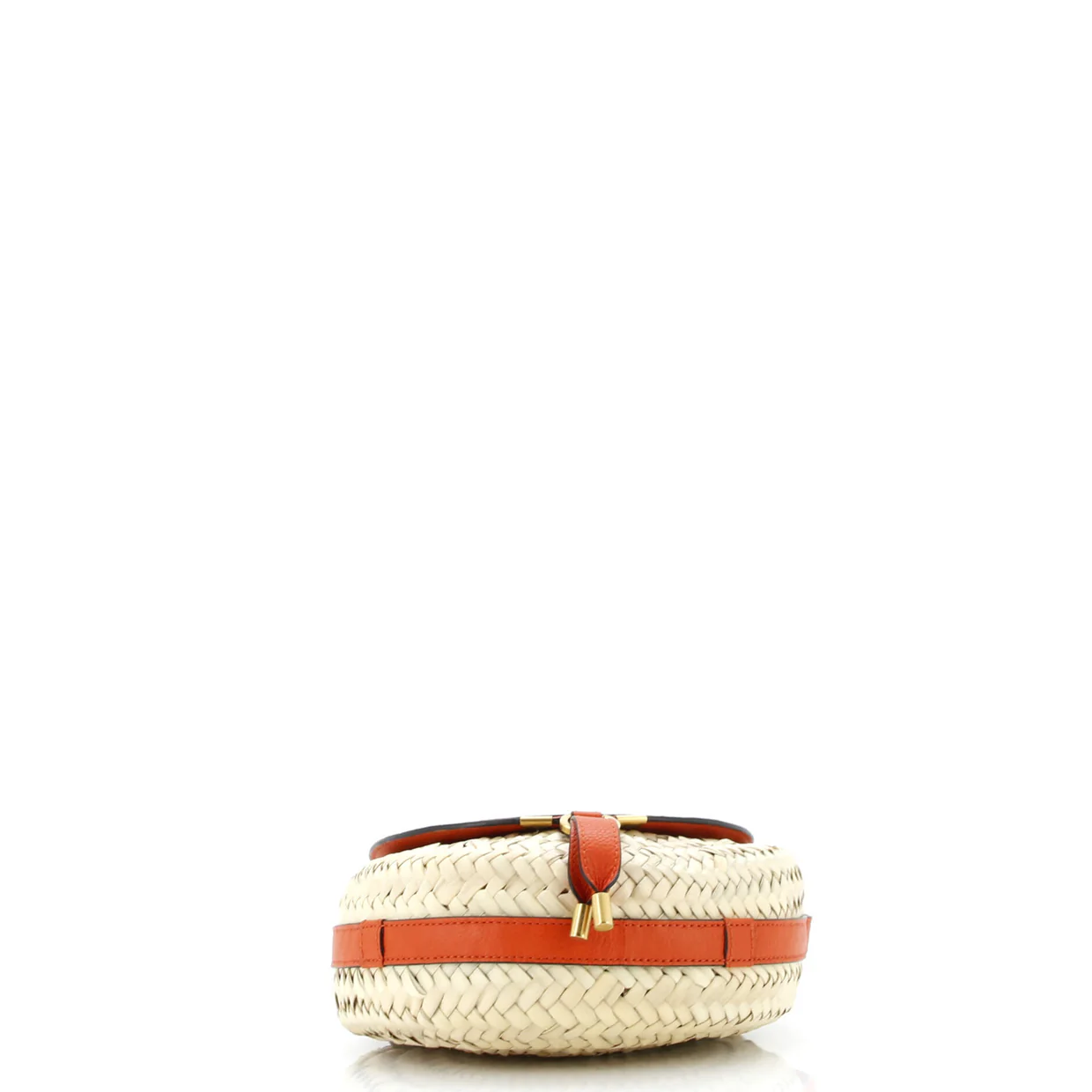 Marcie Basket Crossbody Bag Raffia and Leather Small - Deep Luxury