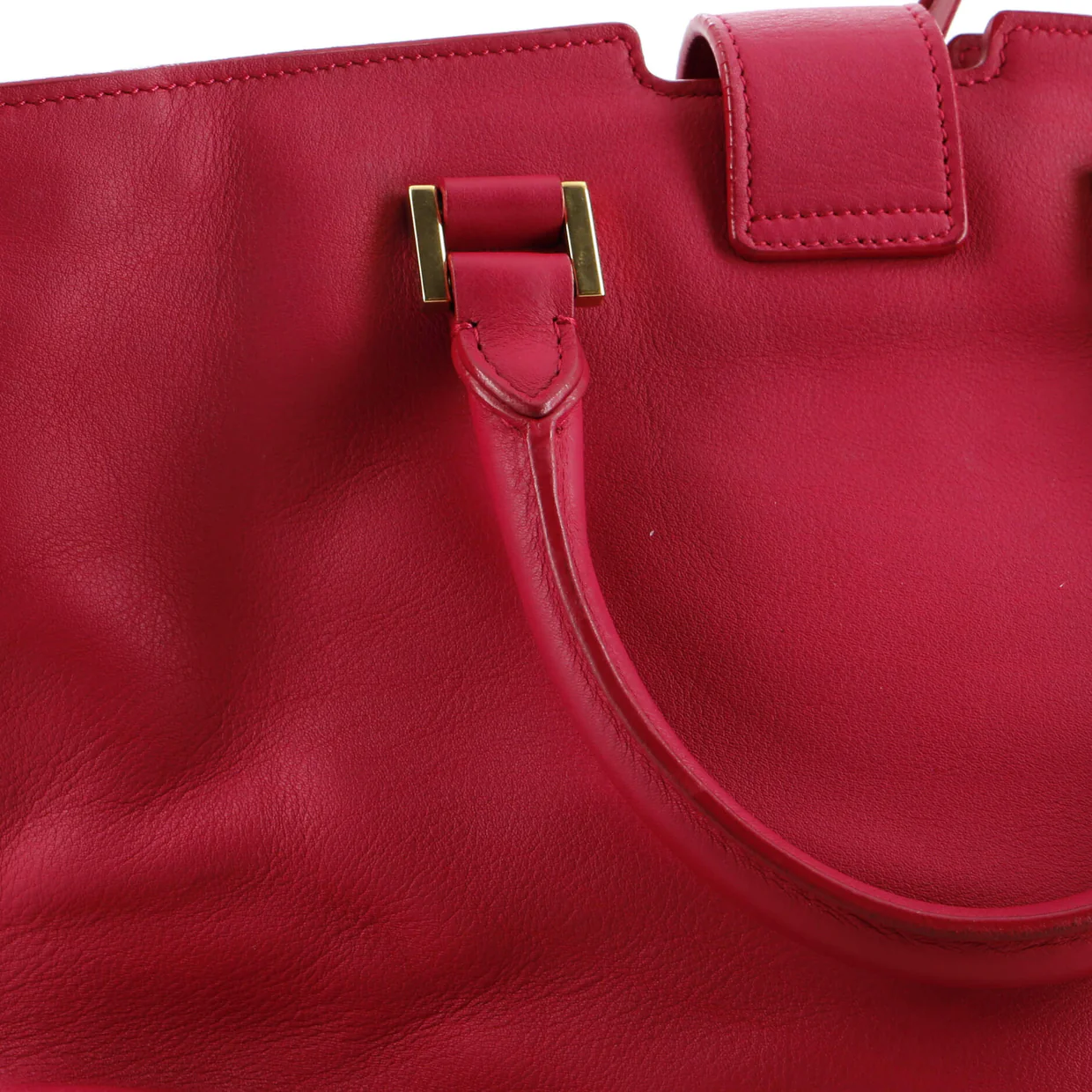 Classic Y Cabas Leather Small - Deep Luxury