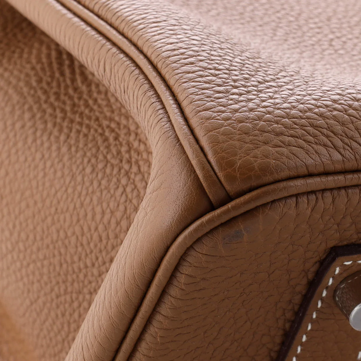 Birkin Handbag Gold Togo with Palladium Hardware 35 - Deep Luxury