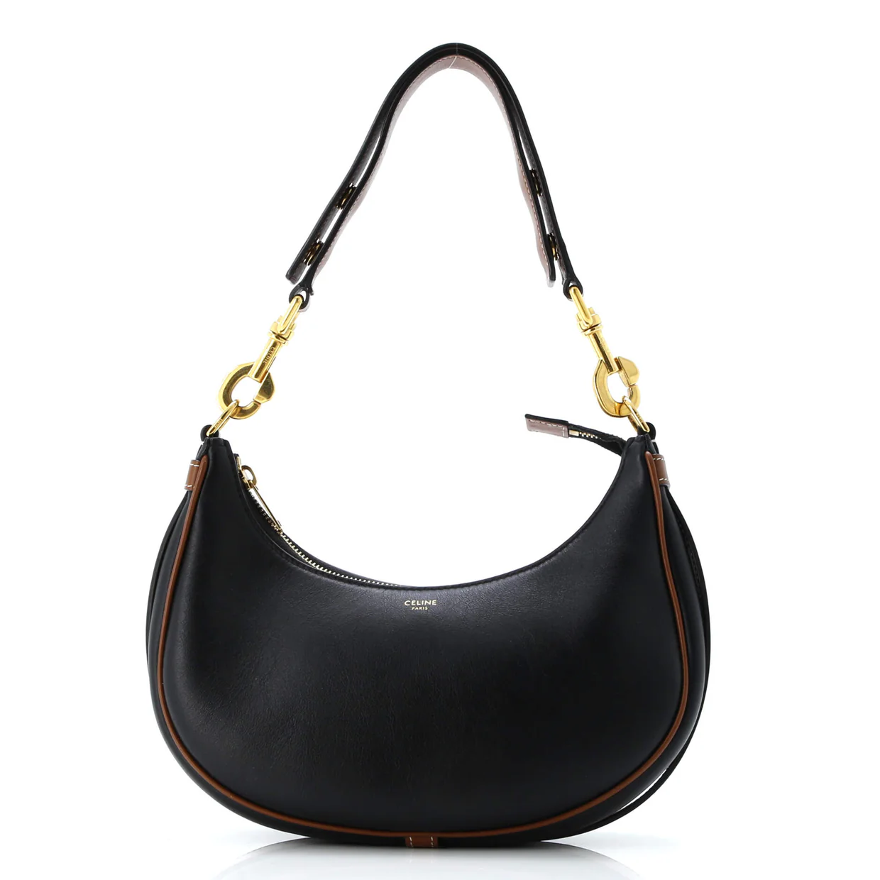 Ava Strap Bag Leather Medium - Deep Luxury