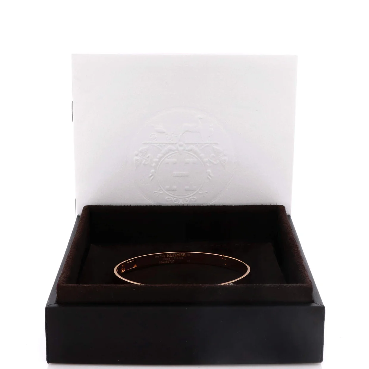 H d'Ancre Bracelet 18K Rose Gold with Diamonds Small - Deep Luxury