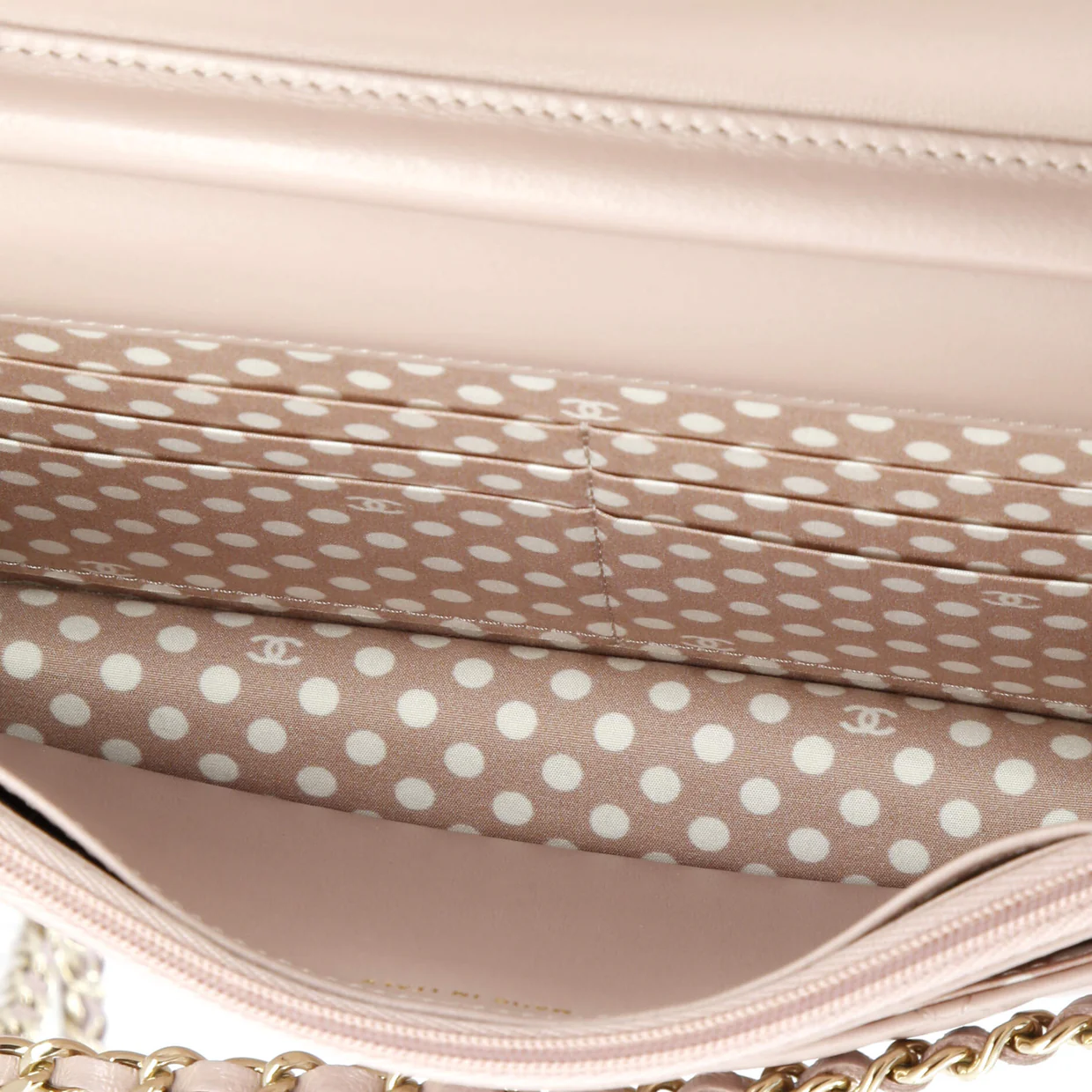 Coco Candy Wallet on Chain Quilted Lambskin - Deep Luxury