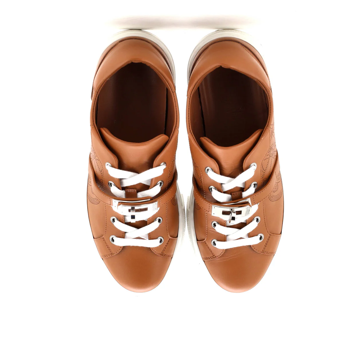 Women's Day Sneakers Perforated Leather - Deep Luxury