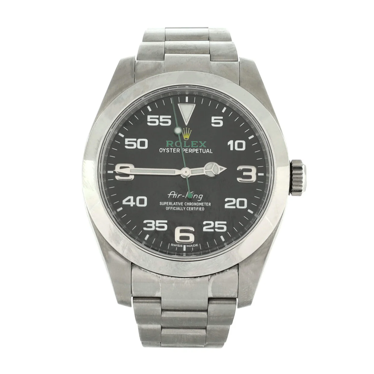 Oyster Perpetual Air King Chronometer Automatic Watch Stainless Steel 40 - Deep Luxury
