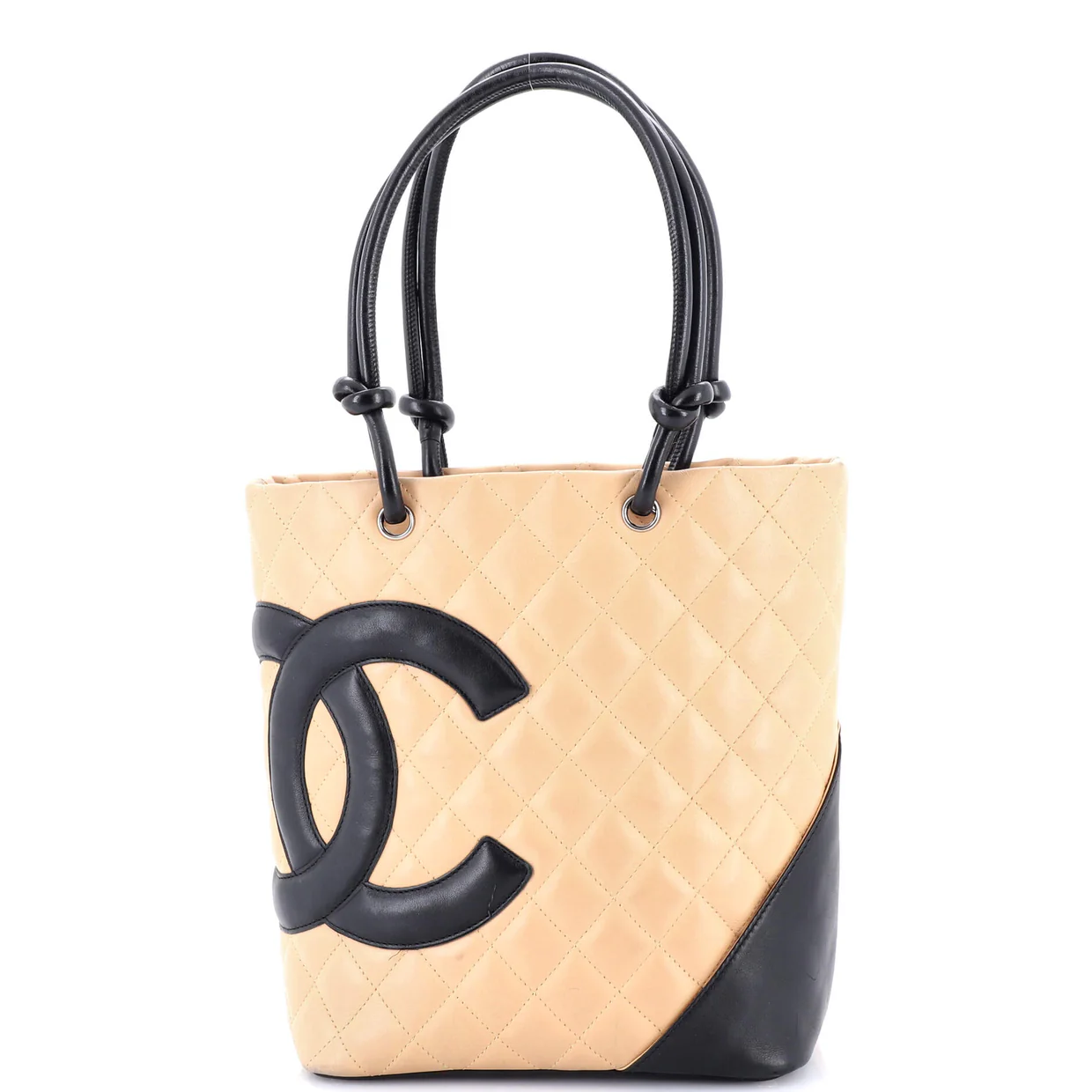 Cambon Tote Quilted Leather Medium - Deep Luxury