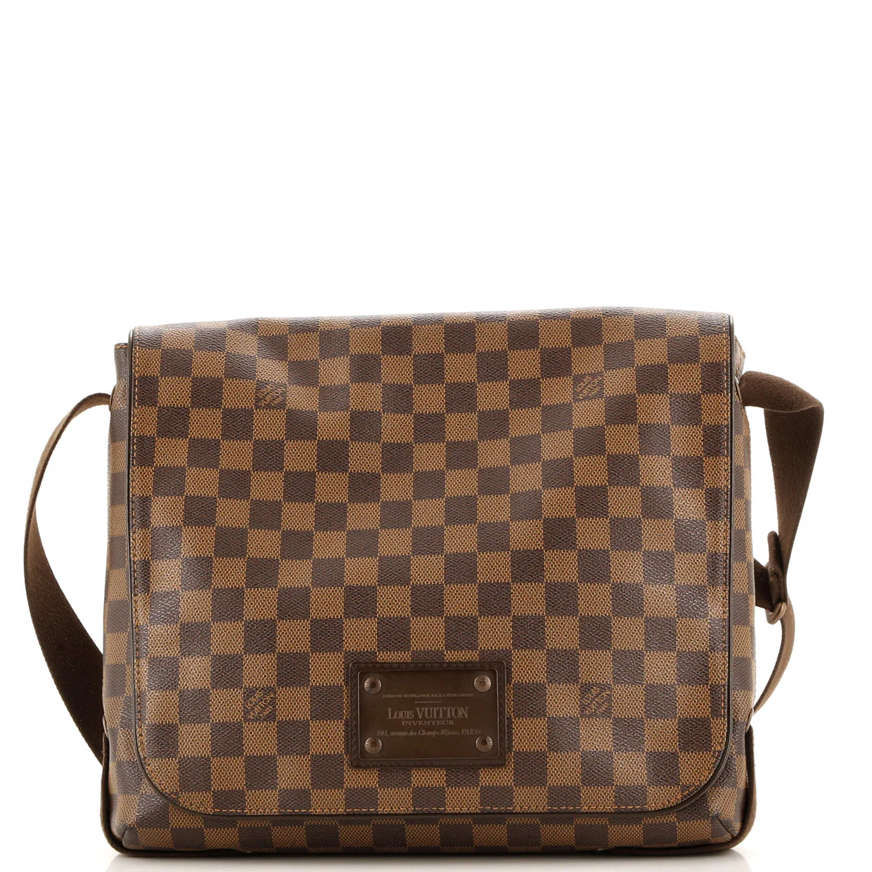 Brooklyn Handbag Damier MM - Deep Luxury