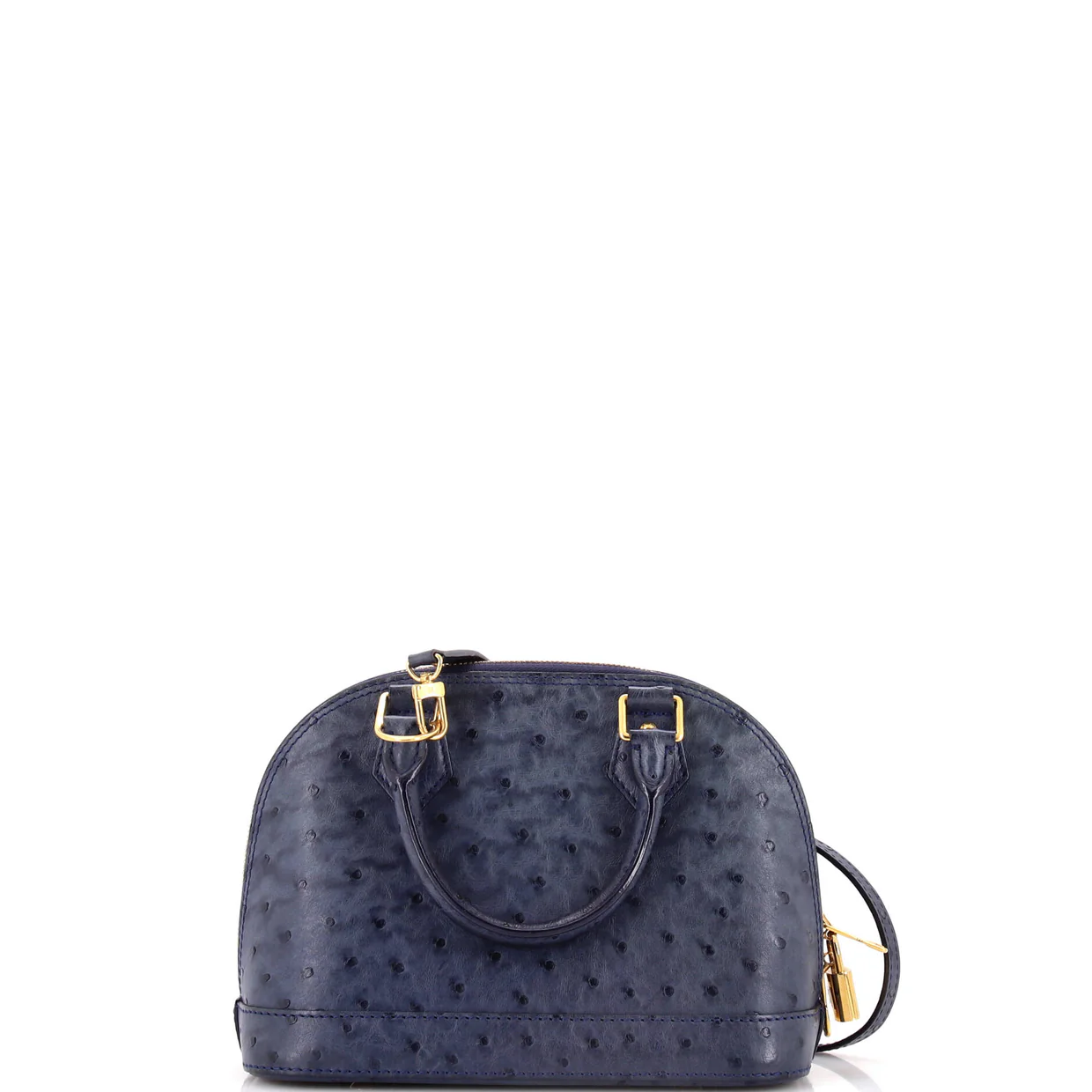 Alma Handbag Ostrich BB - Deep Luxury