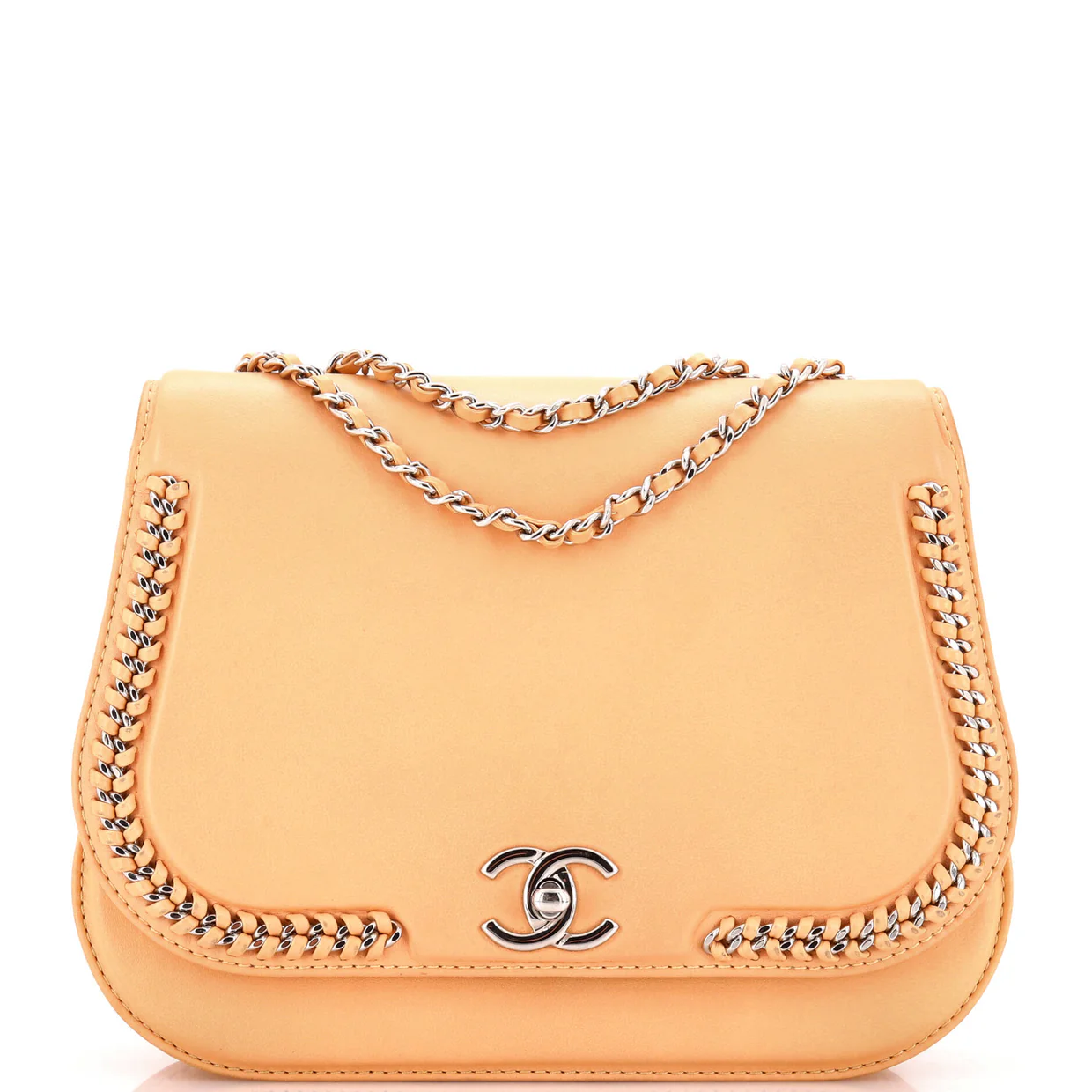 Braided Chic Flap Bag Calfskin Small - Deep Luxury