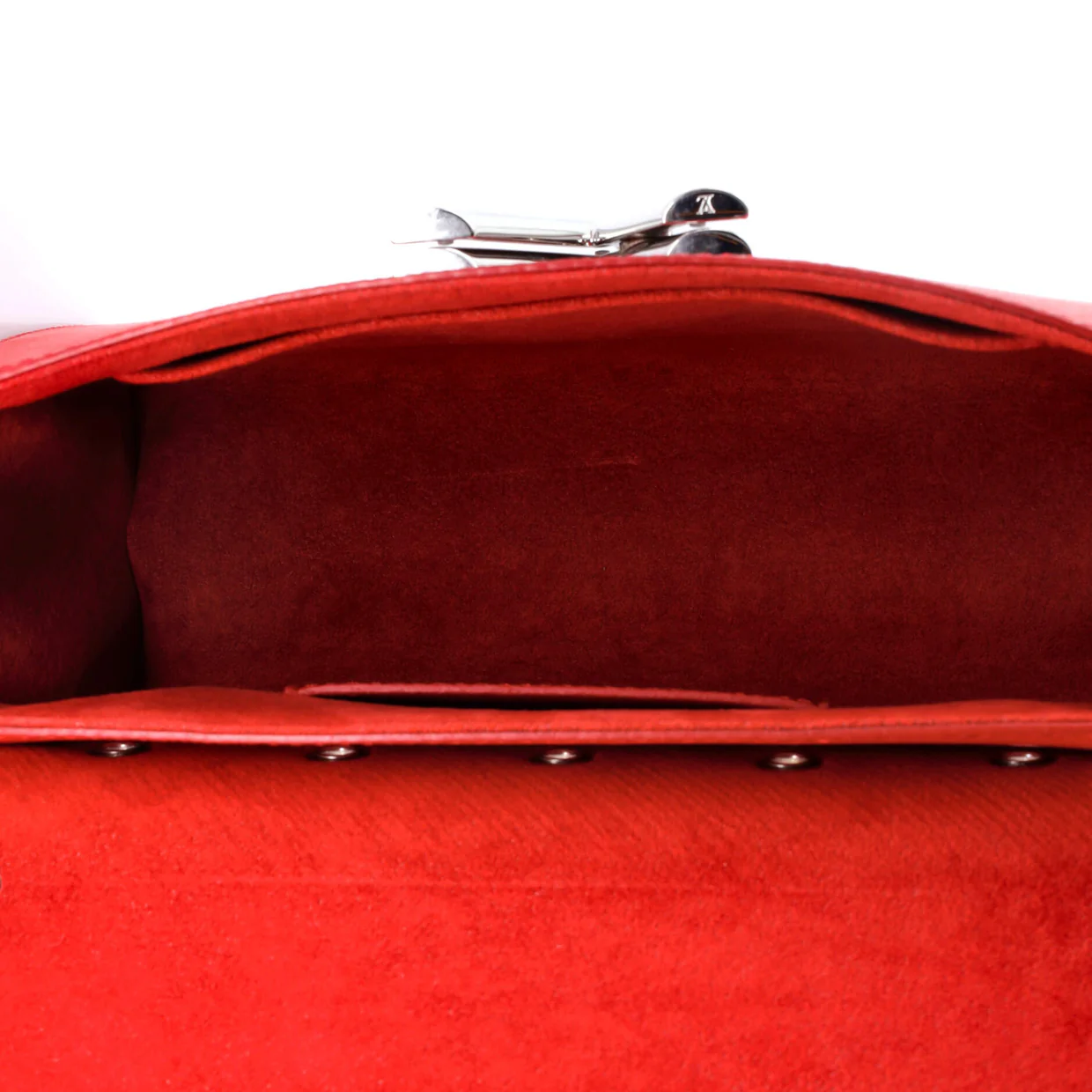 Twist Handbag Studded Epi Leather MM - Deep Luxury