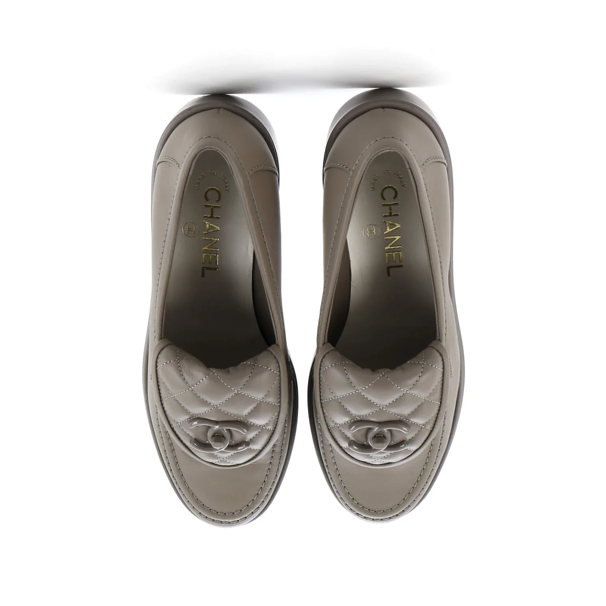 Women's CC Loafers Quilted Leather - Deep Luxury