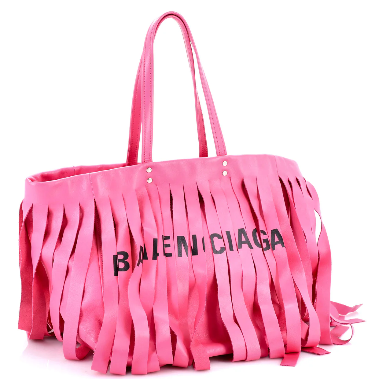 Laundry Cabas Tote Fringe Leather Small - Deep Luxury