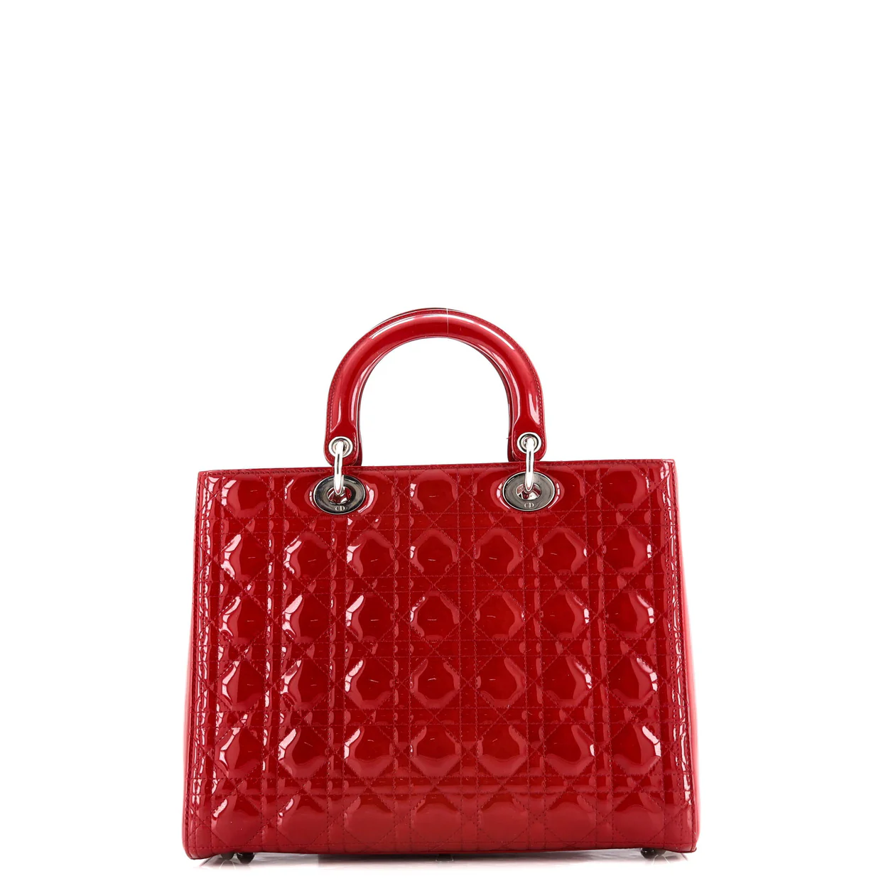 Lady Dior Bag Cannage Quilt Patent Large - Deep Luxury
