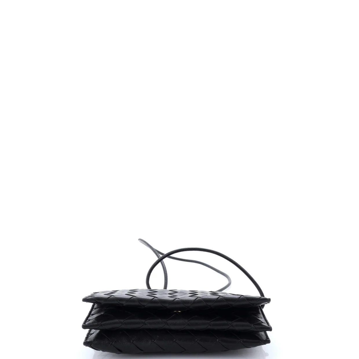 Wallet on Strap Intrecciato Nappa Mini - Deep Luxury