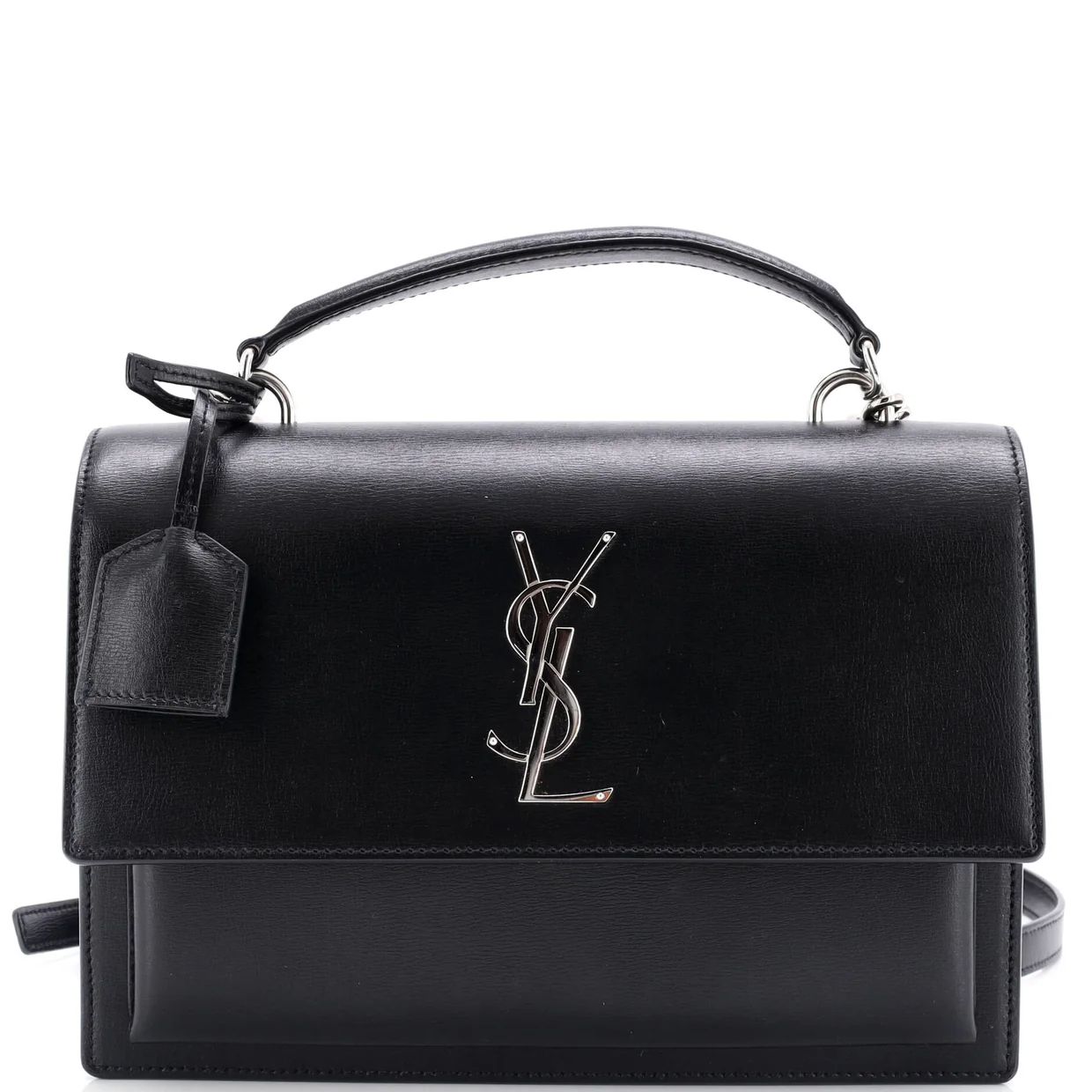 Sunset Crossbody Bag Leather Large - Deep Luxury
