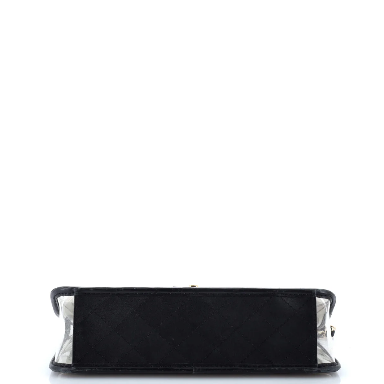 Sand By The Sea Flap Bag PVC with Lambskin Medium - Deep Luxury