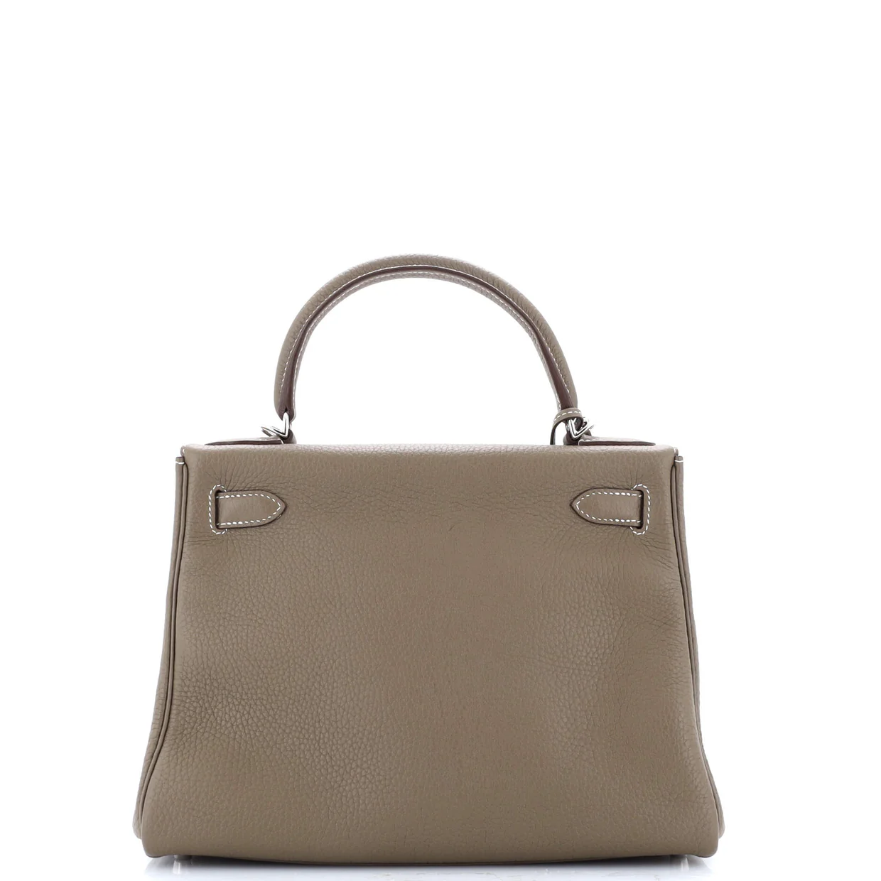 Kelly Handbag Grey Togo with Palladium Hardware 28 - Deep Luxury